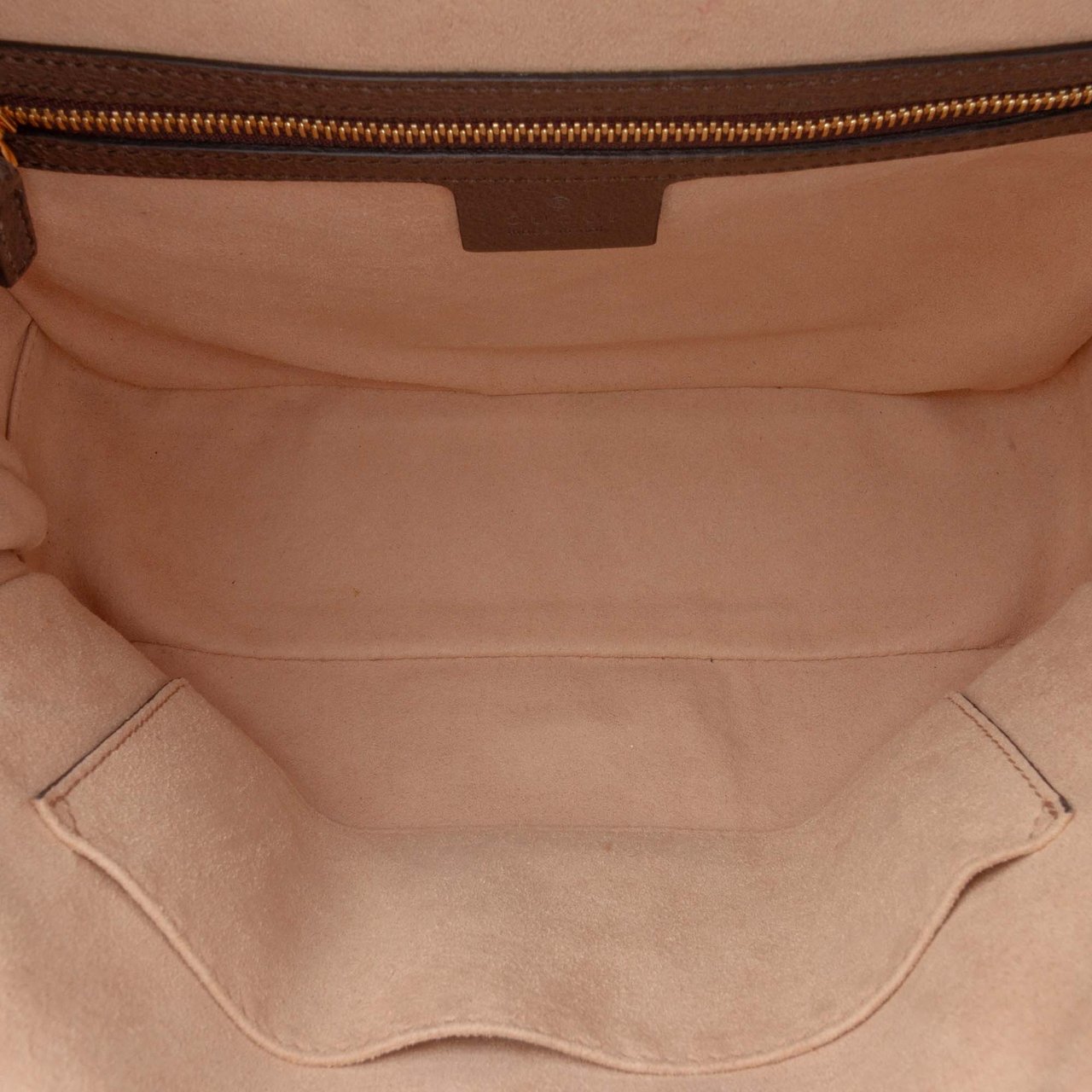 Gucci Small GG Supreme Web Ophidia Satchel Bruin