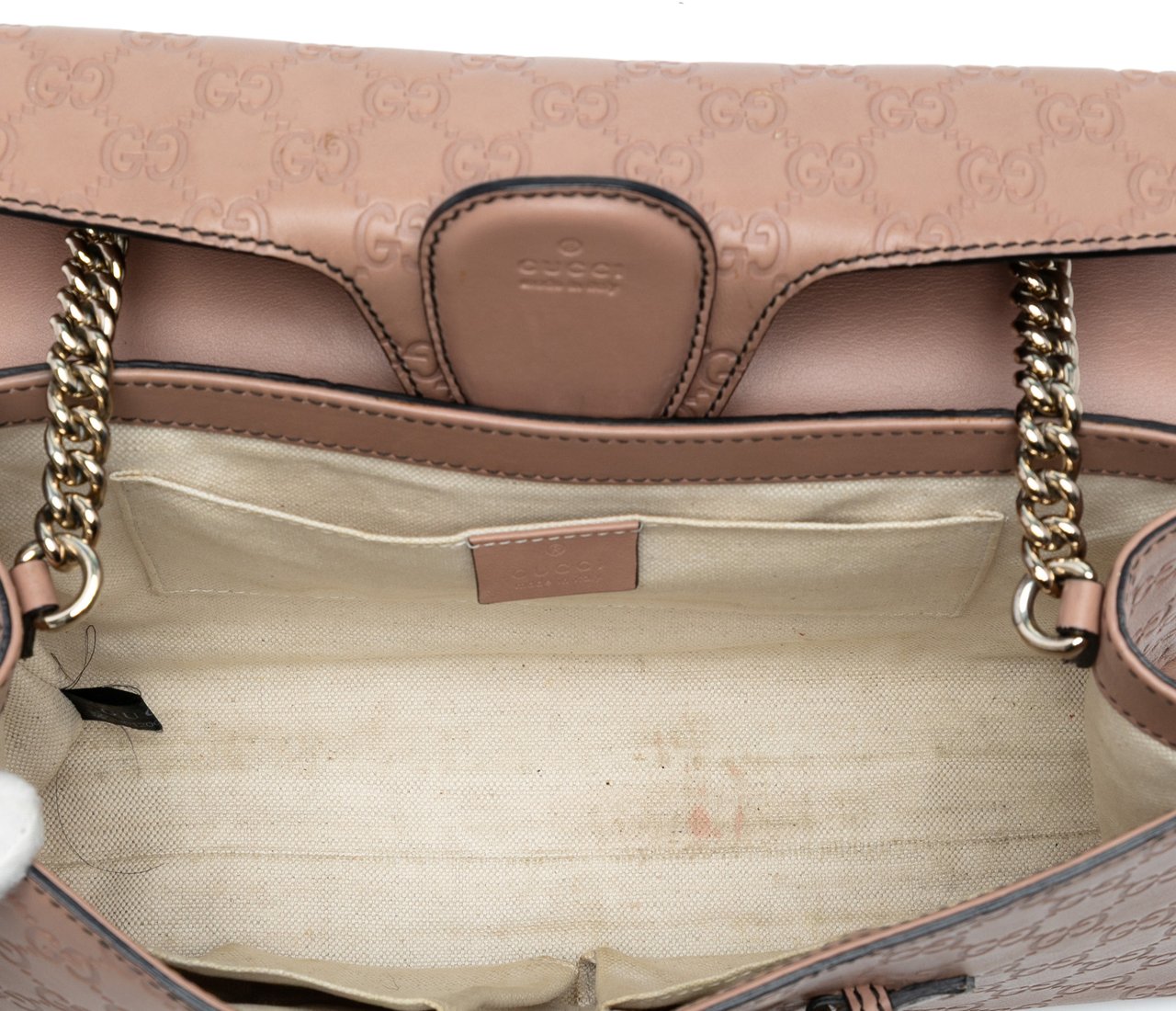 Gucci Medium Guccissima Emily Shoulder Bag Bruin