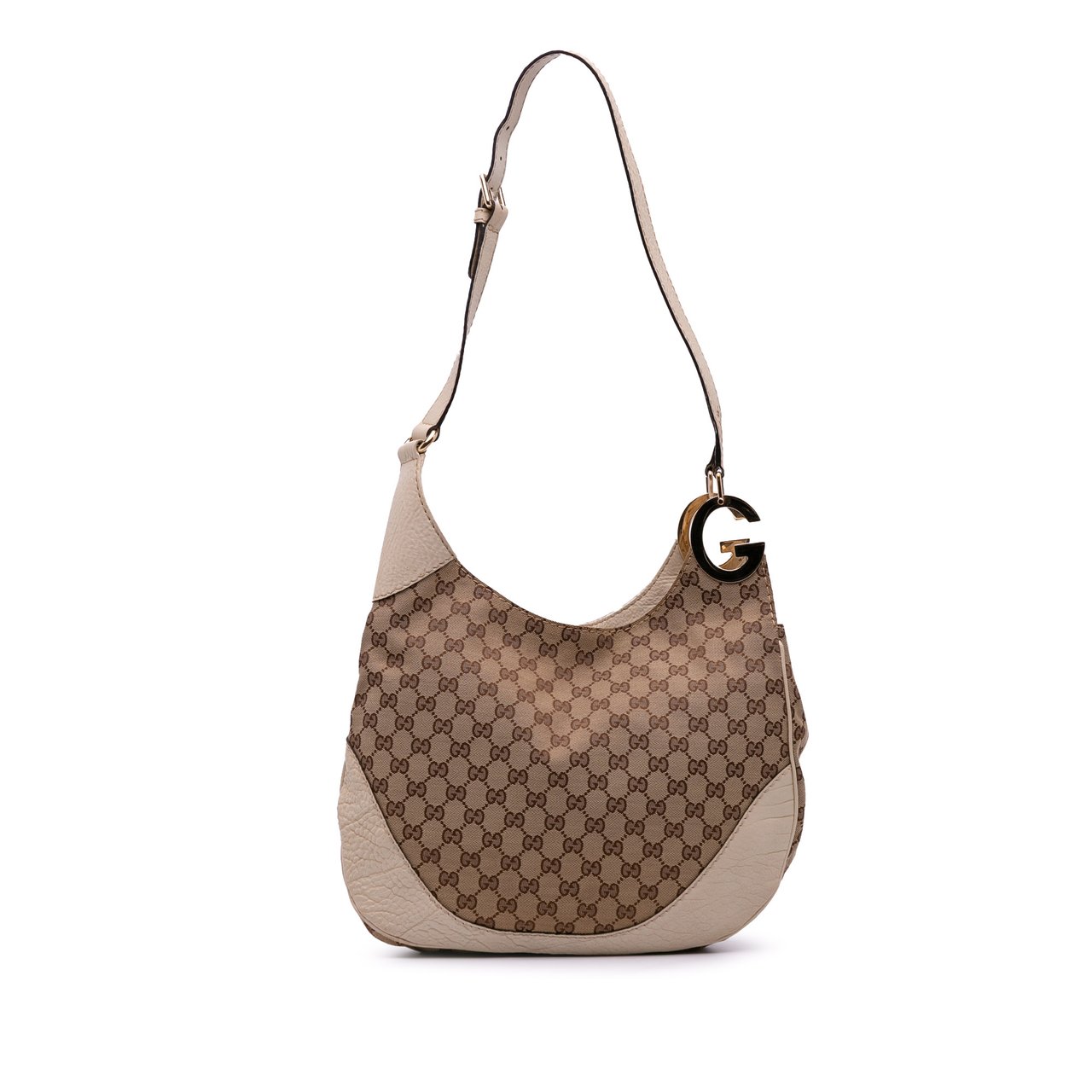 Gucci GG Canvas Charlotte Crossbody Bruin