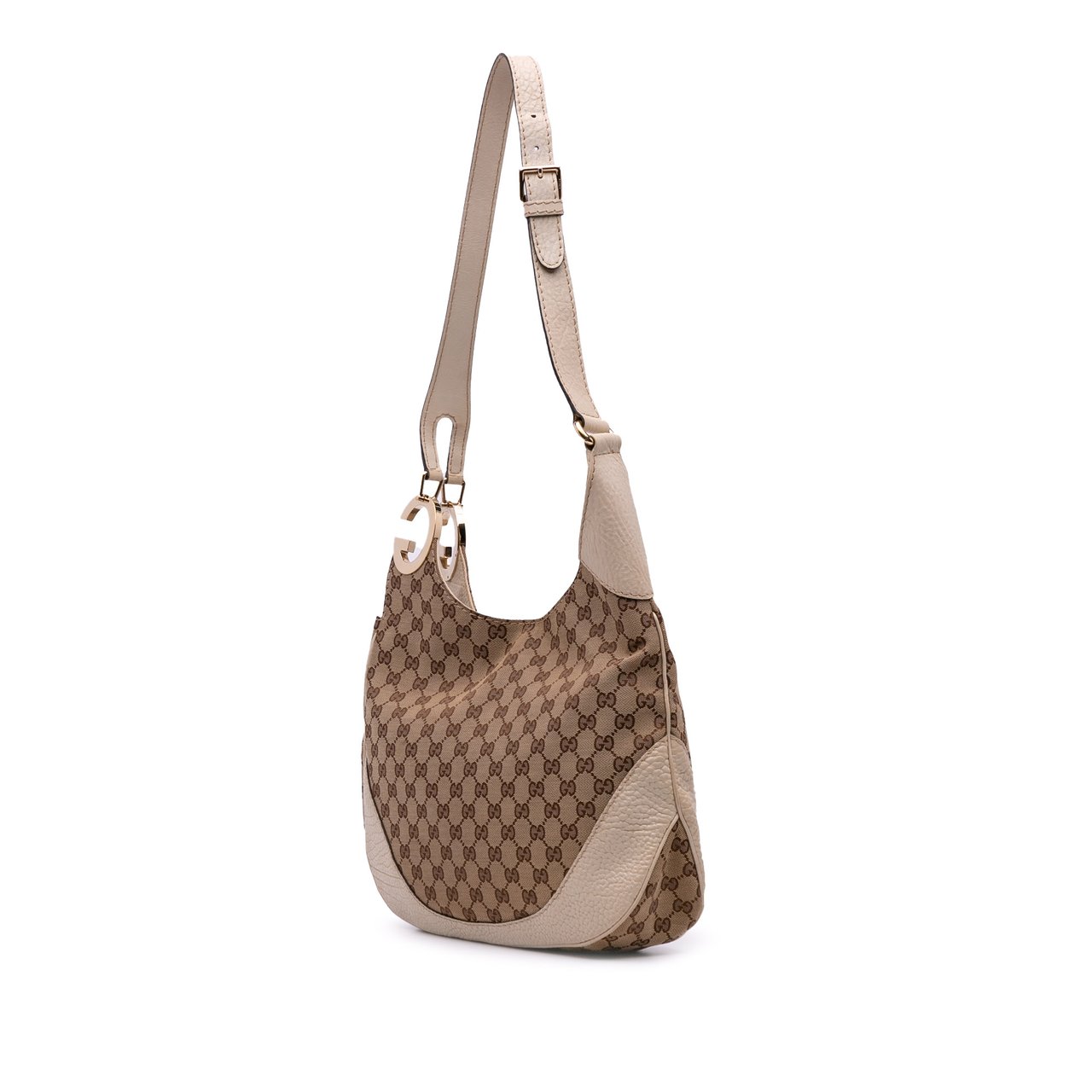Gucci GG Canvas Charlotte Crossbody Bruin