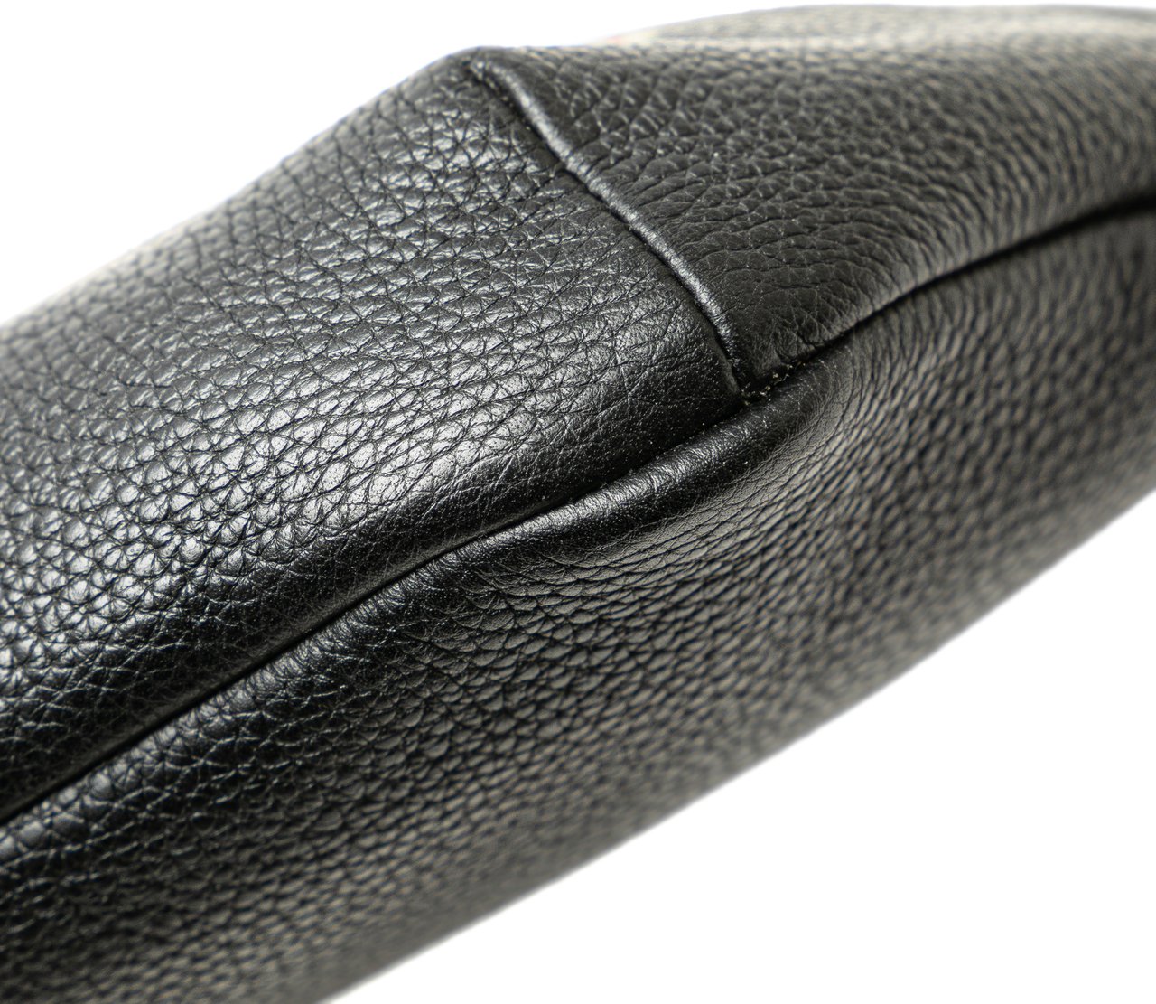 Gucci Leather Logo Belt Bag Zwart