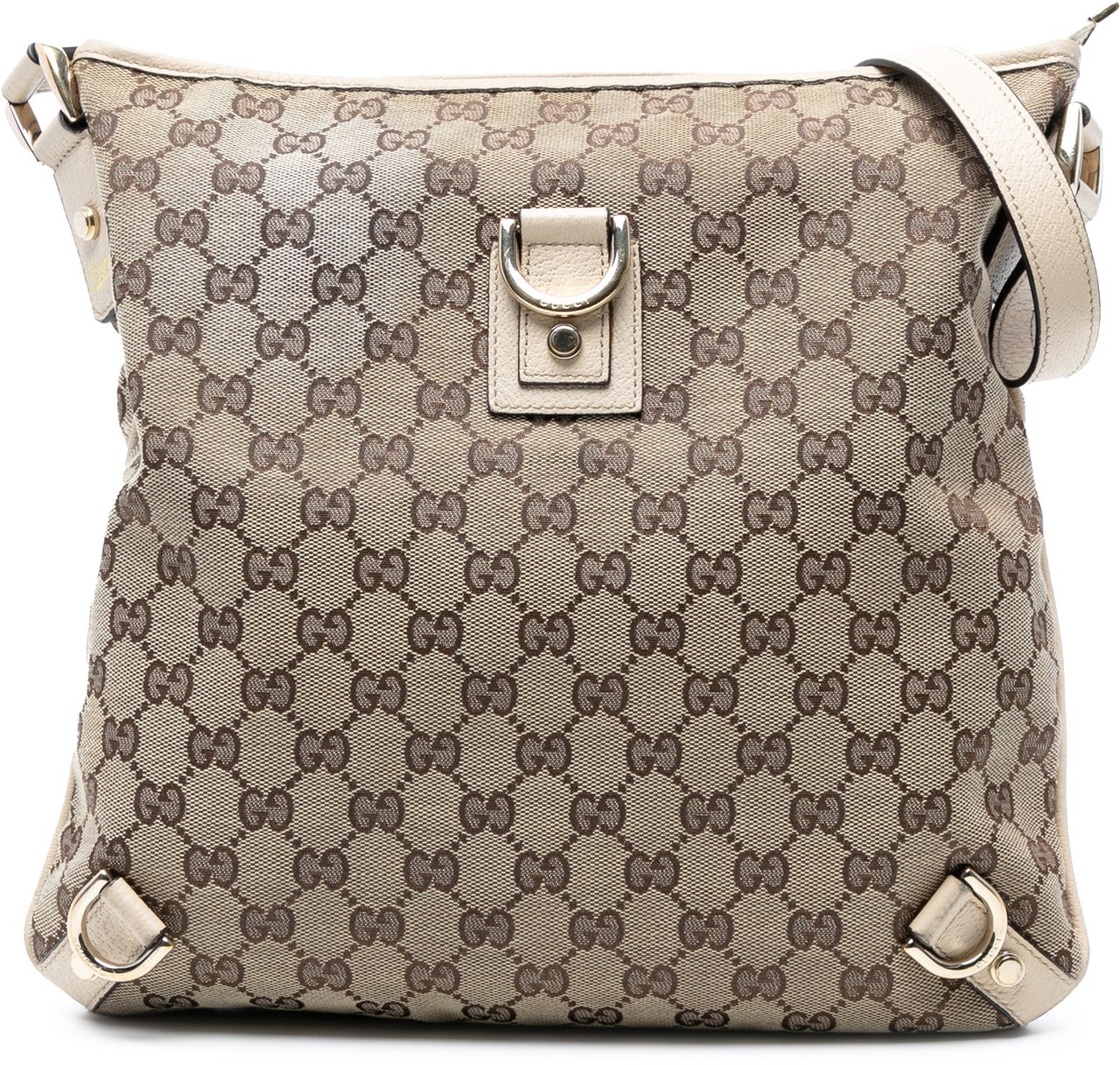 Gucci GG Canvas Abbey D Ring Crossbody Bruin