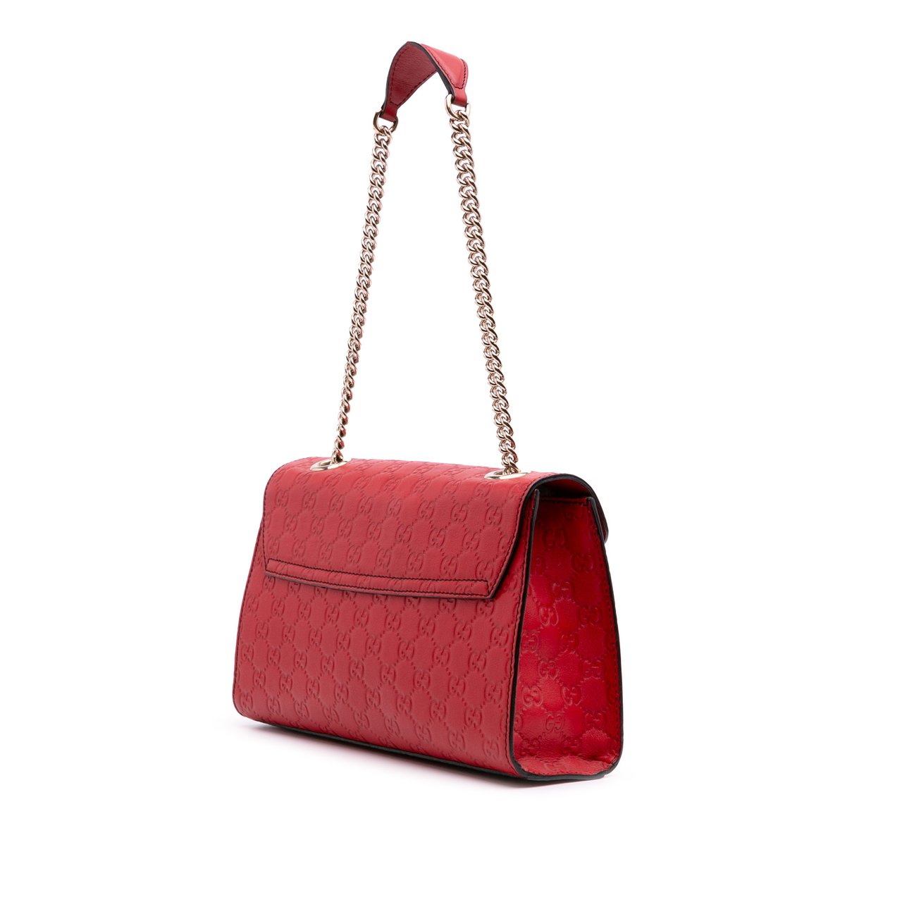 Gucci Medium Guccissima Emily Shoulder Bag Rood