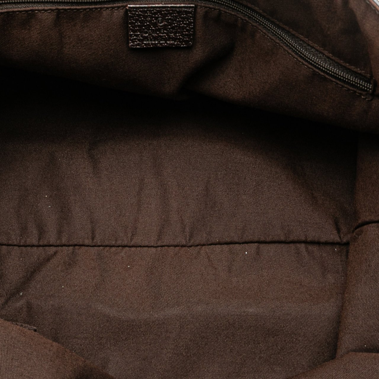 Gucci GG Canvas Abbey D Ring Tote Bruin