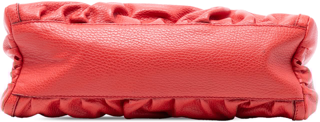 Gucci Leather Abbey D Ring Shoulder Bag Rood