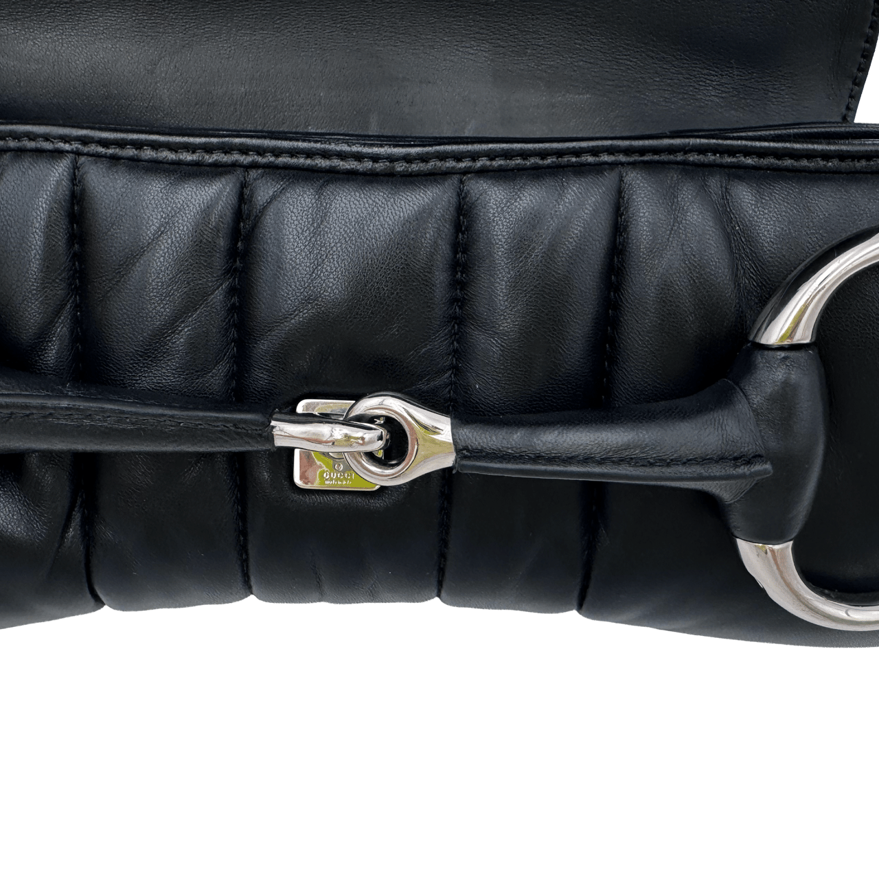 Gucci Gucci Horsebit Monogram - Beige Zwart