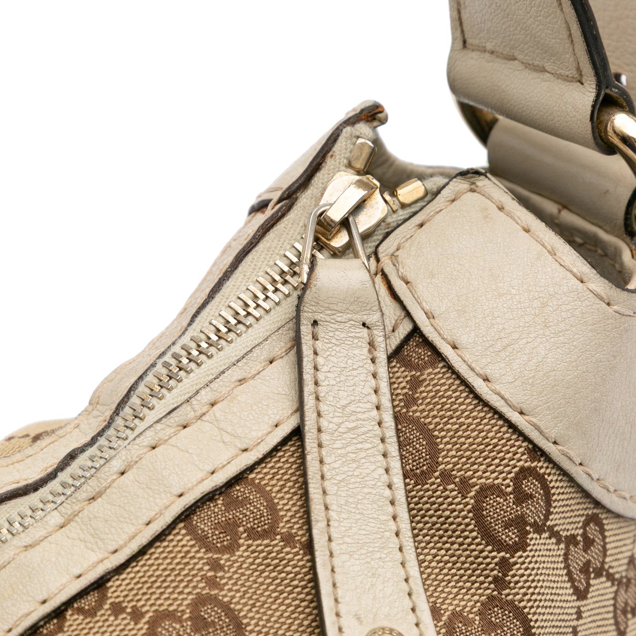 Gucci GG Canvas Charlotte Hobo Bruin