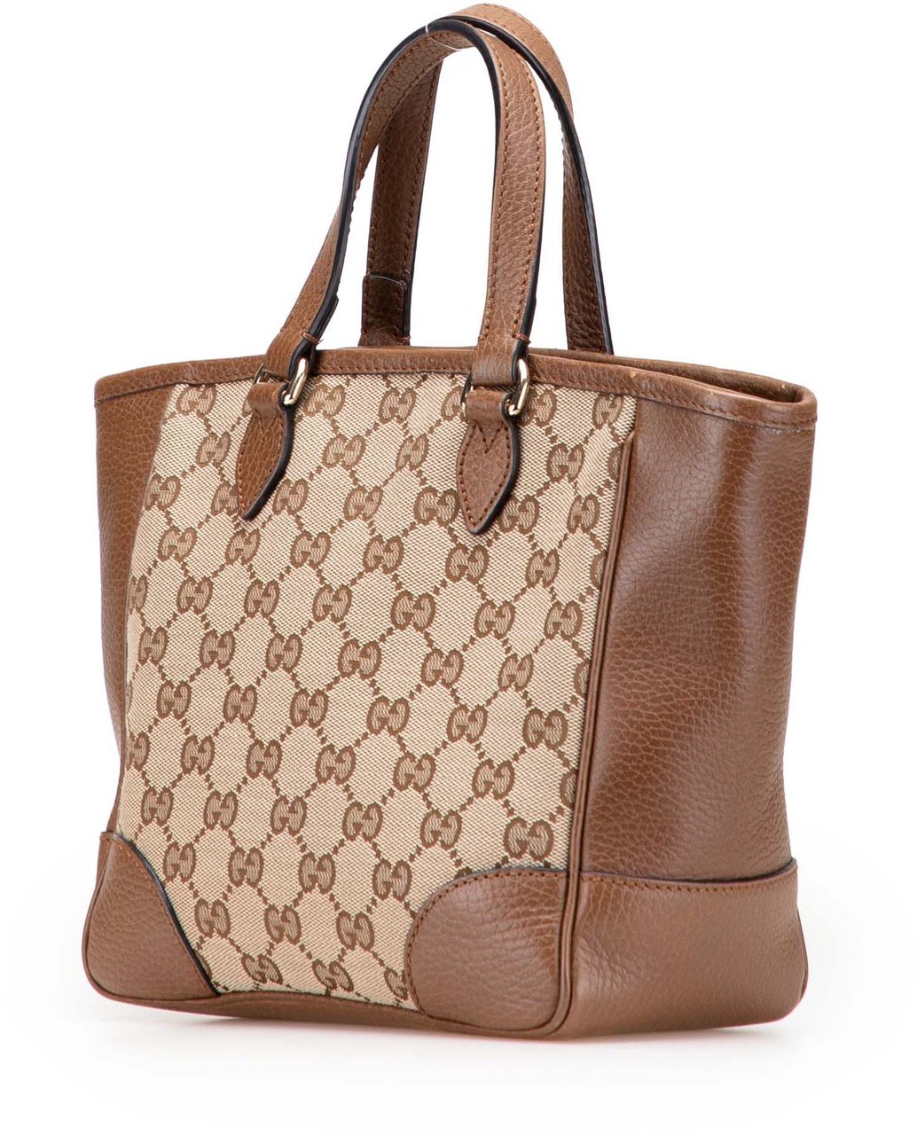 Gucci Small GG Canvas Bree Satchel Bruin