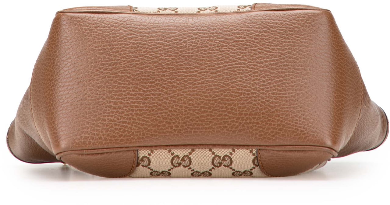 Gucci Small GG Canvas Bree Satchel Bruin