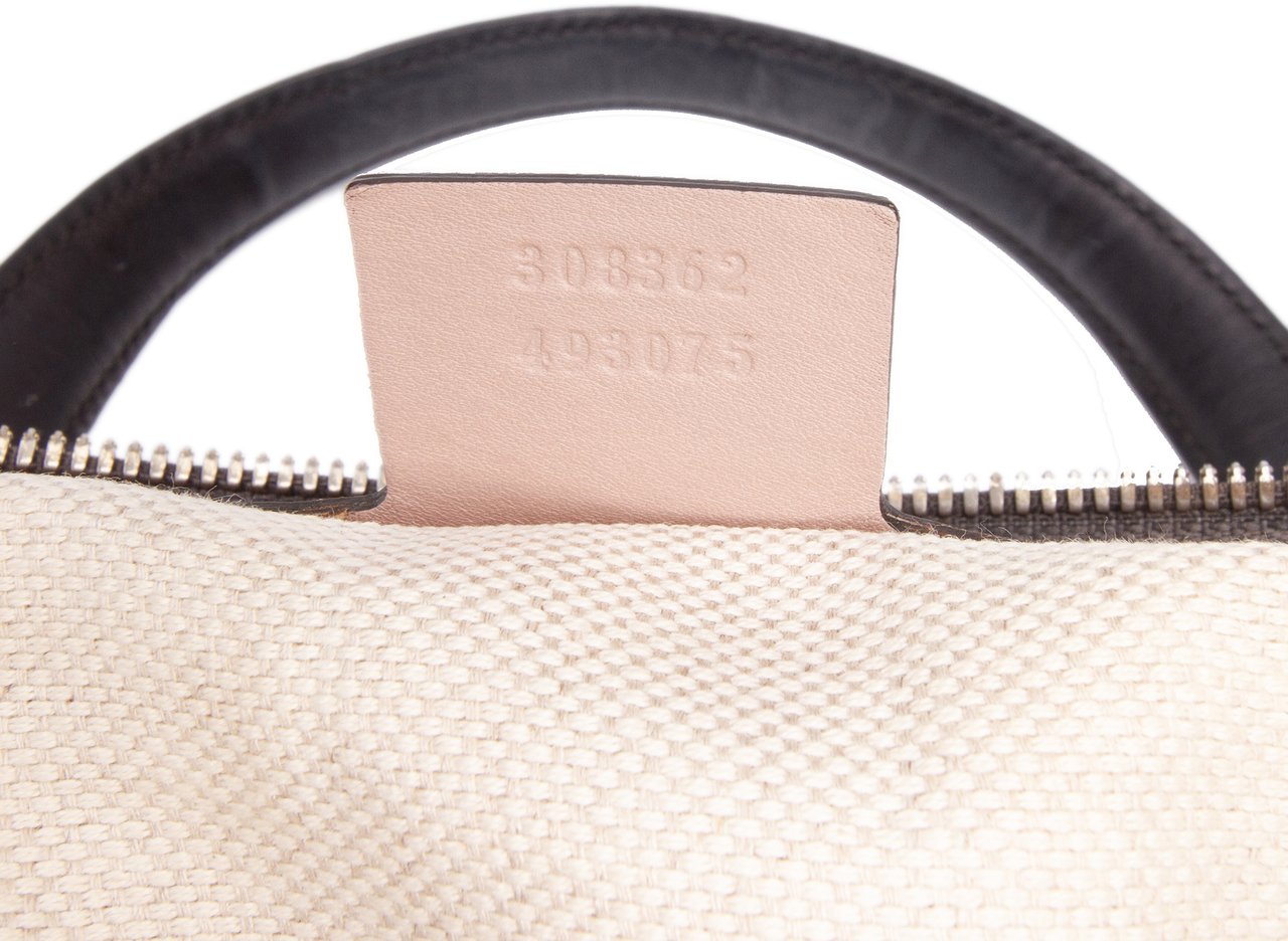 Gucci Small Patent Soho Working Satchel Zwart