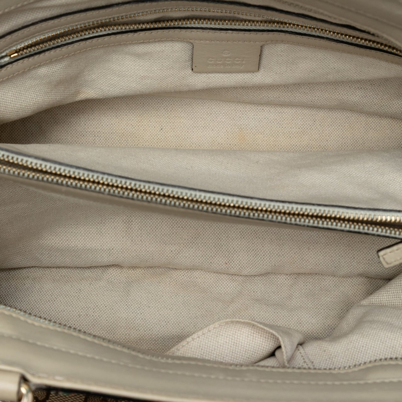 Gucci GG Canvas Mayfair Tote Bruin