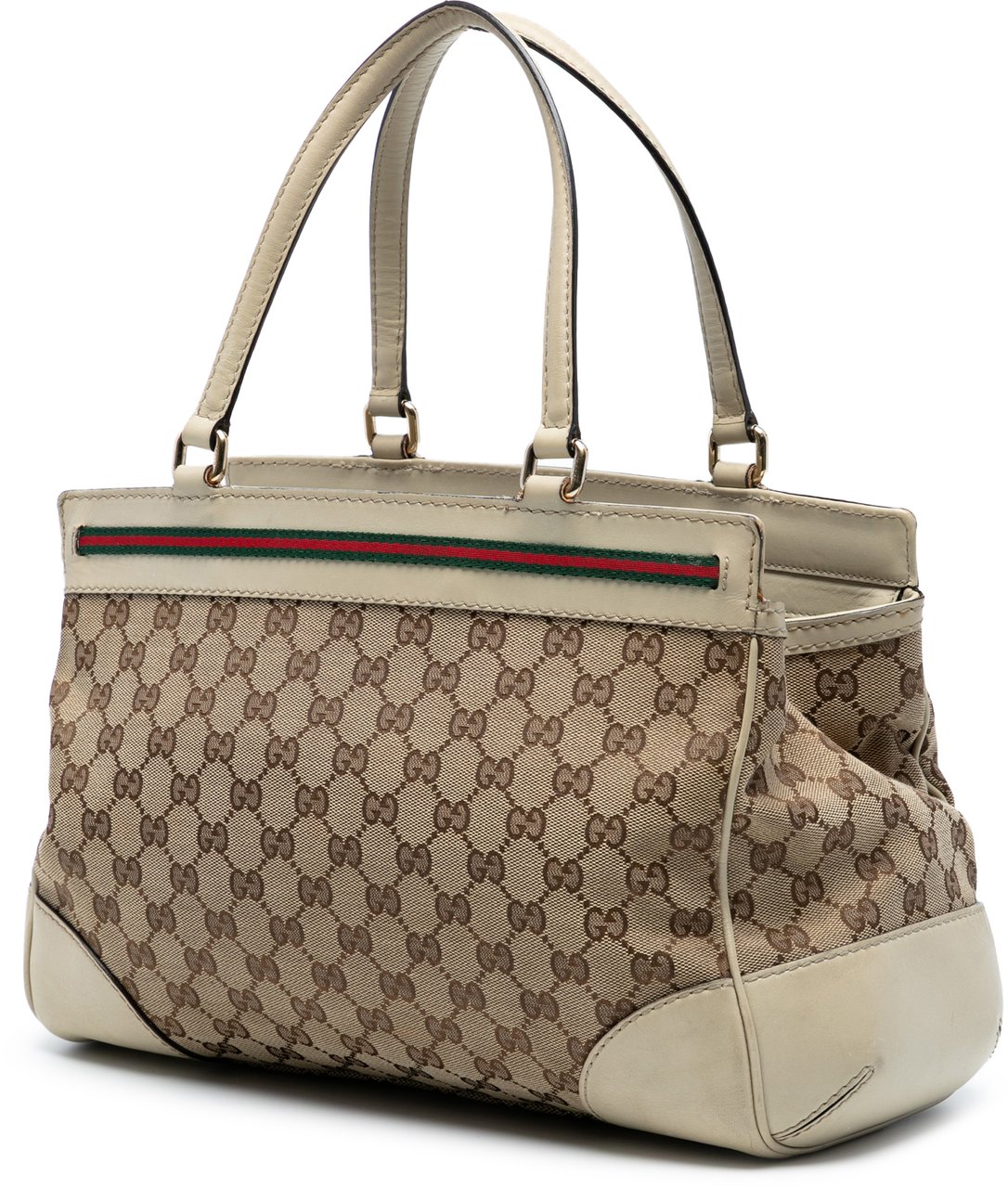 Gucci GG Canvas Mayfair Tote Bruin