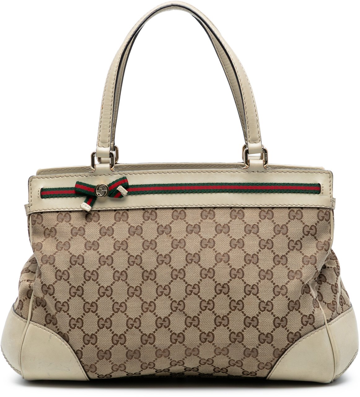 Gucci GG Canvas Mayfair Tote Bruin