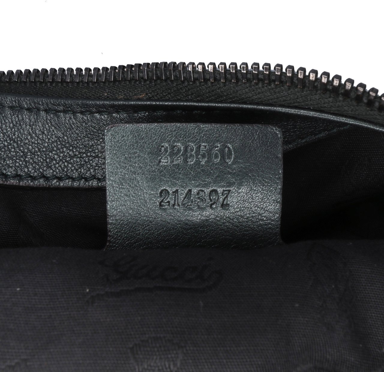 Gucci Medium Leather Galaxy Chain Hobo Groen