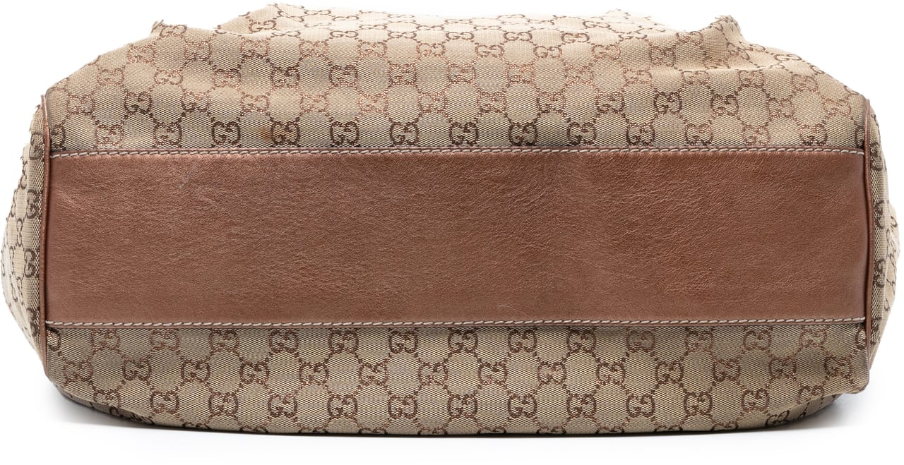 Gucci Large GG Canvas Sukey Tote Bruin