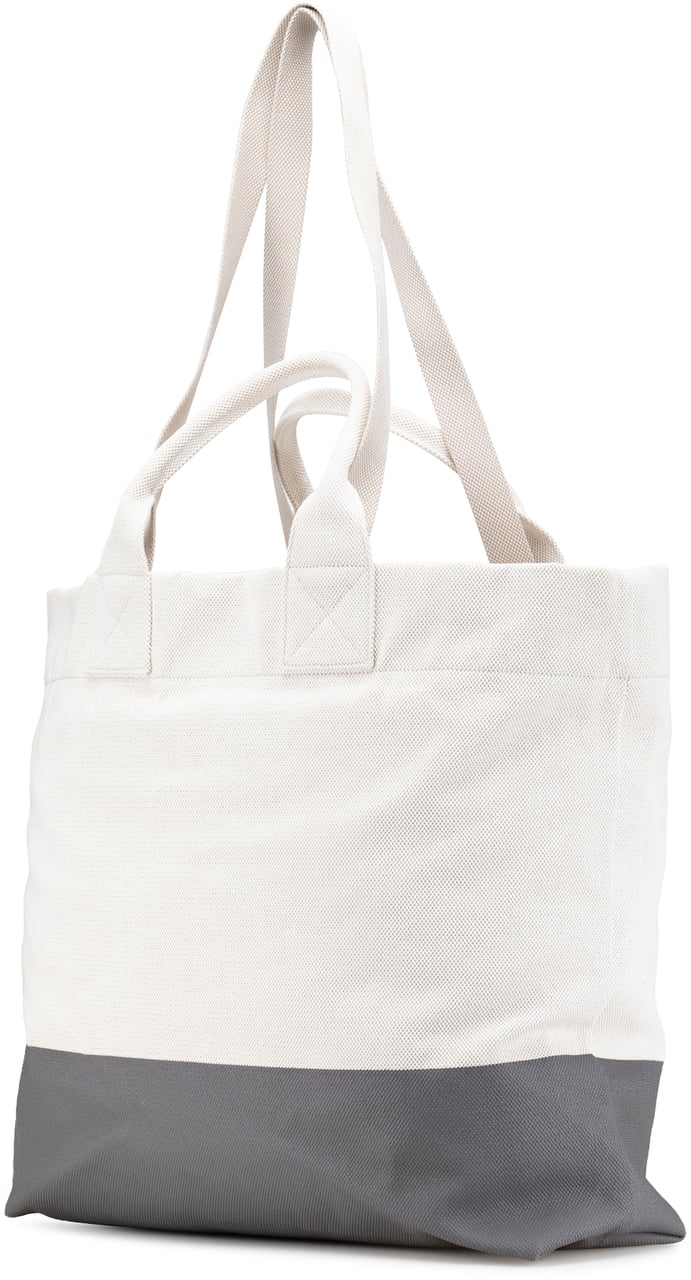 Gucci Canvas Embossed Logo Tote Wit