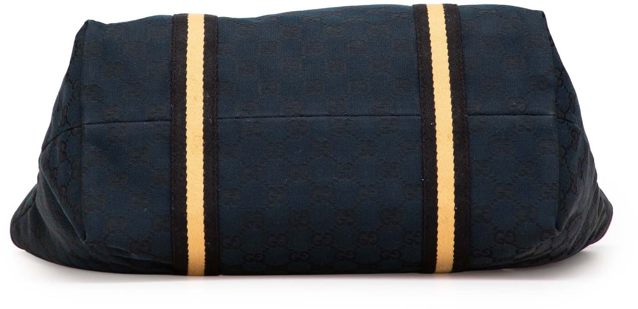 Gucci Large GG Canvas Jolicoeur Tote Zwart