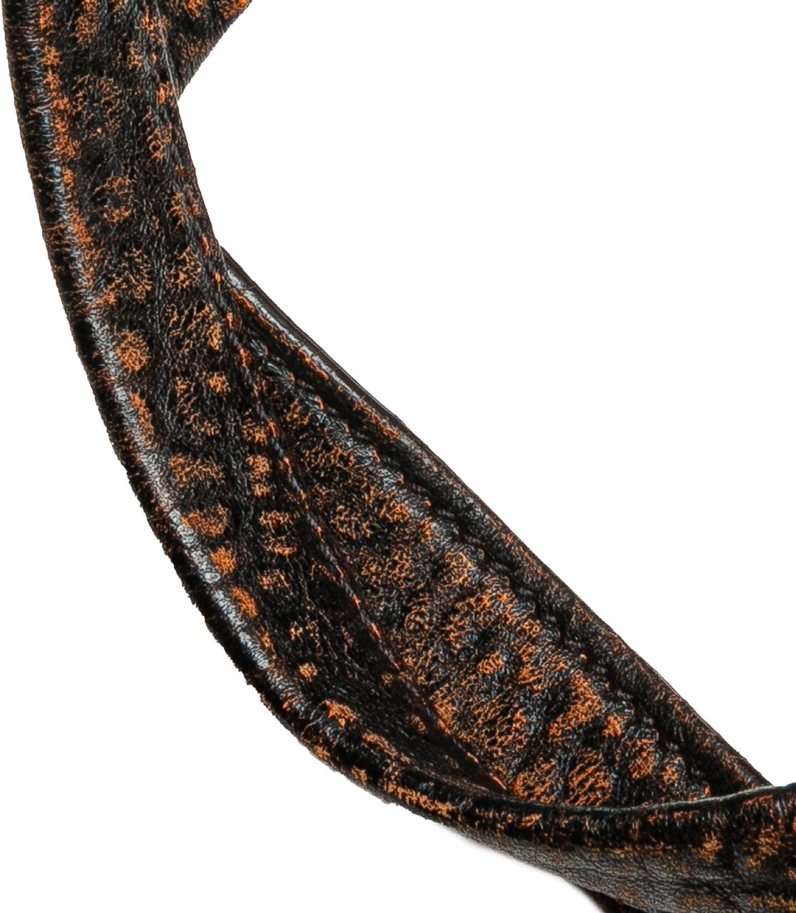 Gucci Embossed Leather Weekender Bag Bruin