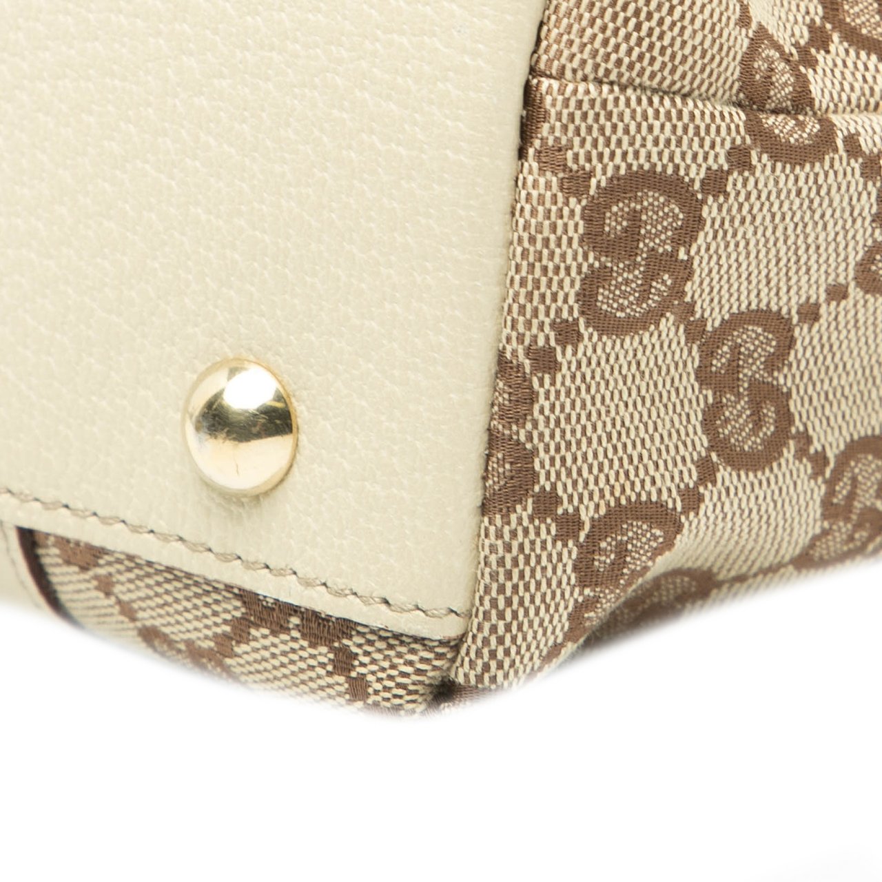Gucci GG Canvas Abbey D Ring Tote Bruin