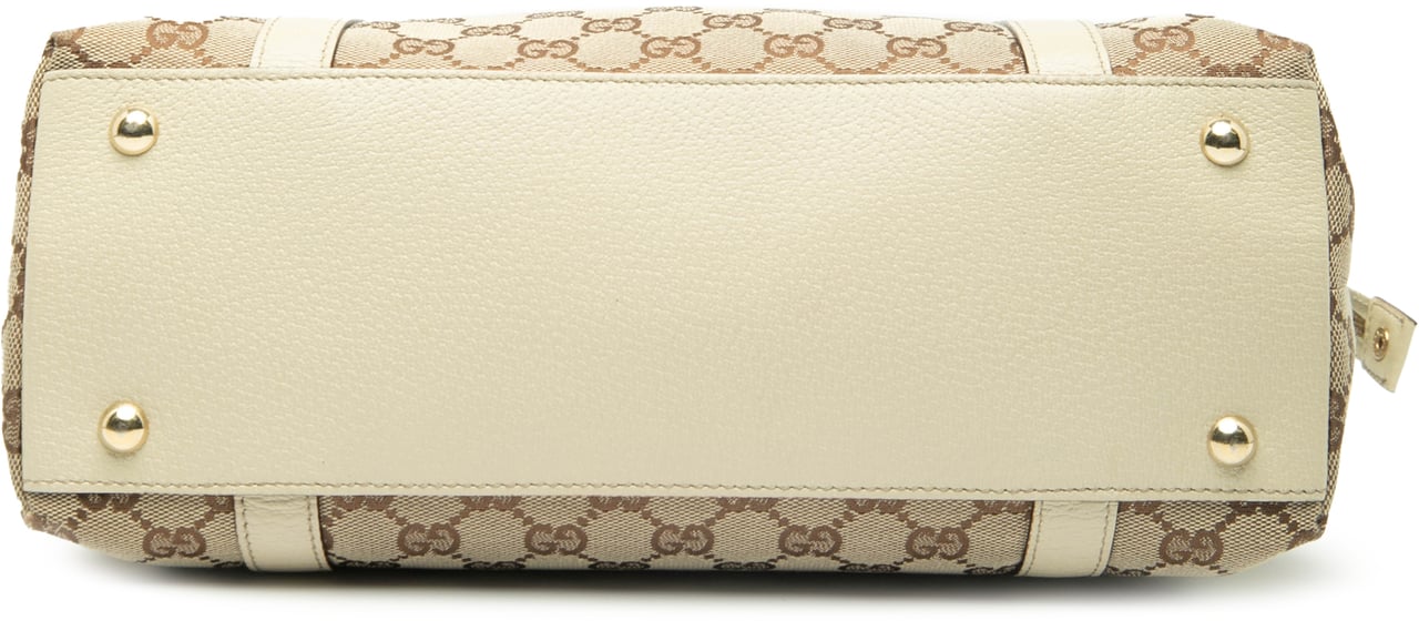 Gucci GG Canvas Abbey D Ring Tote Bruin