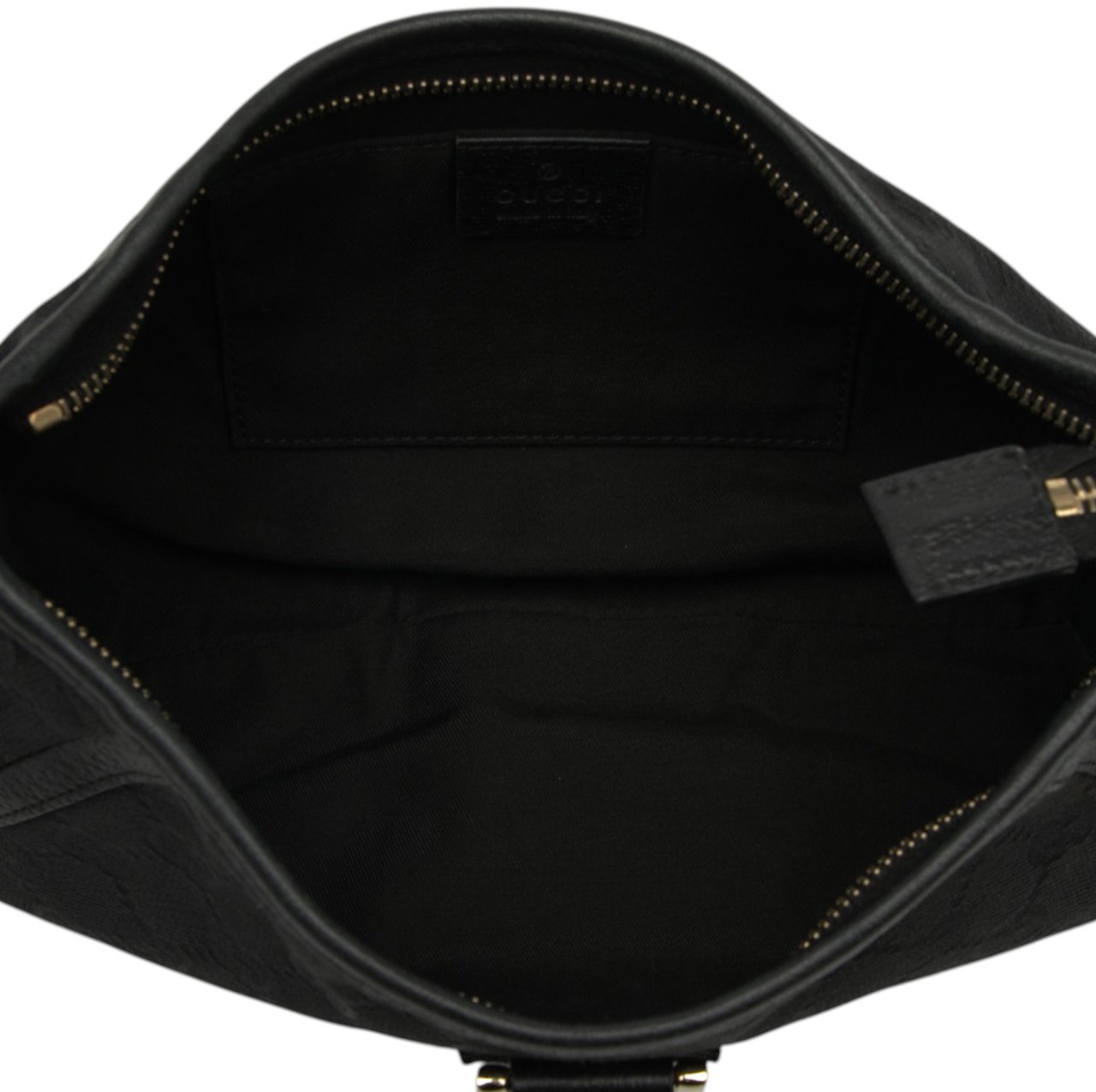 Gucci GG Canvas Abbey D Ring Pochette Zwart