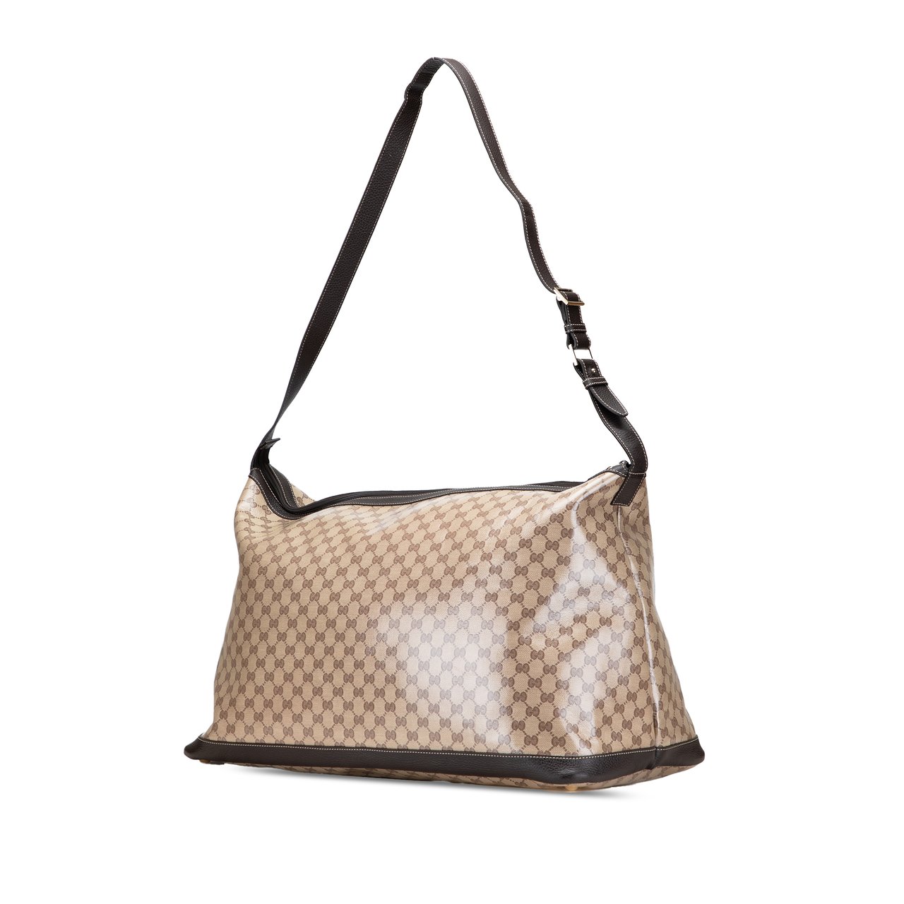 Gucci XL GG Crystal Travel Bag Bruin