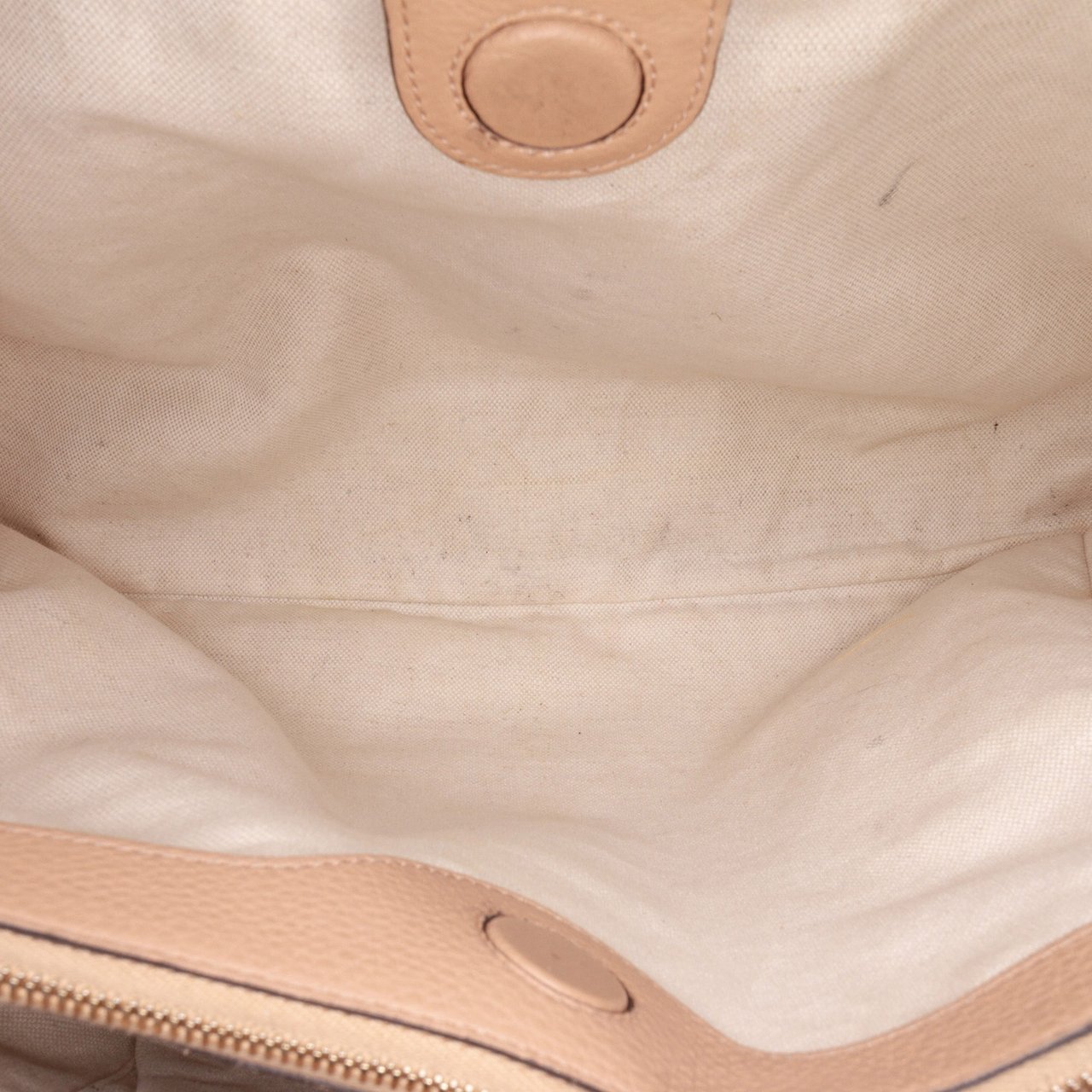 Gucci Large Calfskin Bamboo Shopper Satchel Bruin