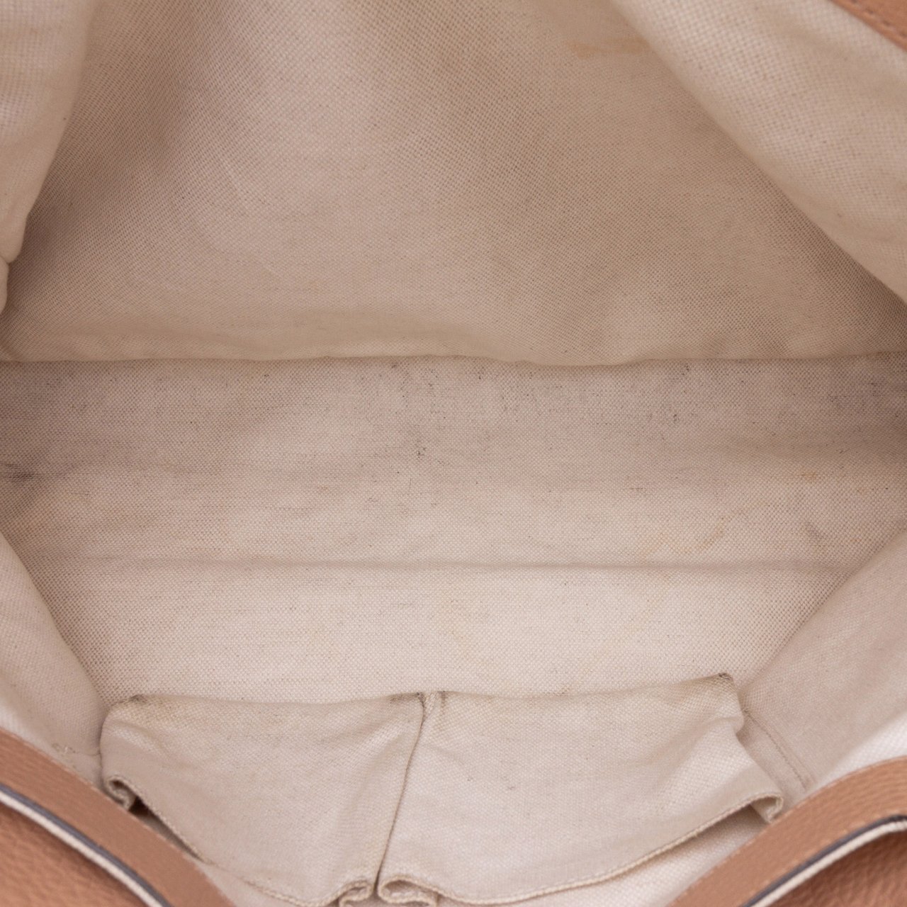 Gucci Large Calfskin Bamboo Shopper Satchel Bruin