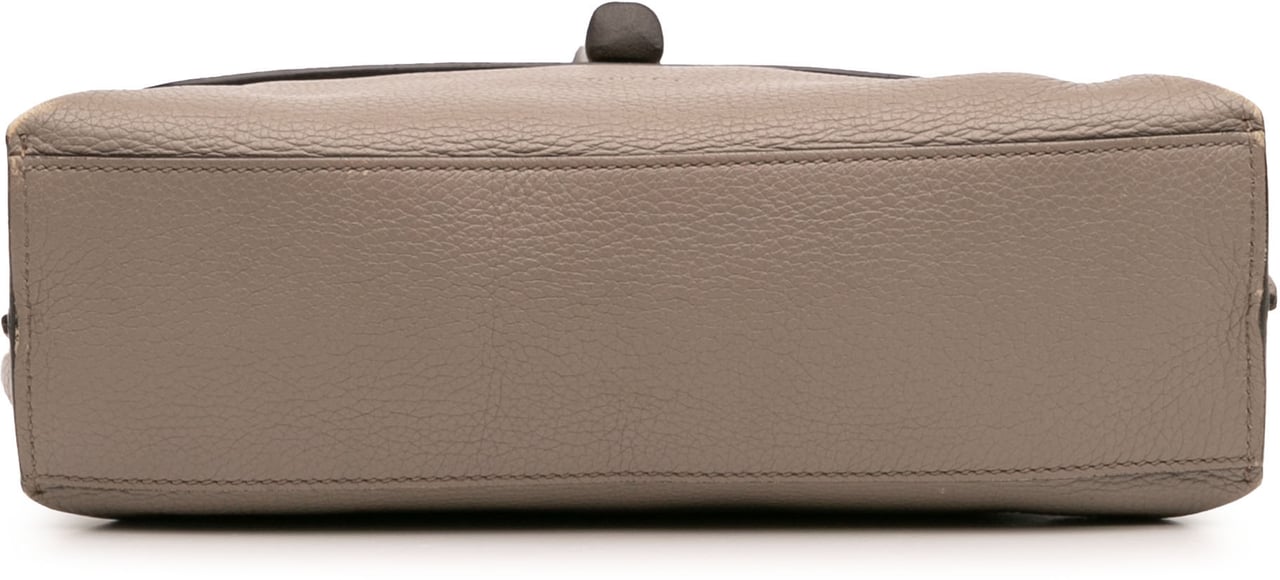 Gucci Small Leather Bamboo Daily Satchel Bruin