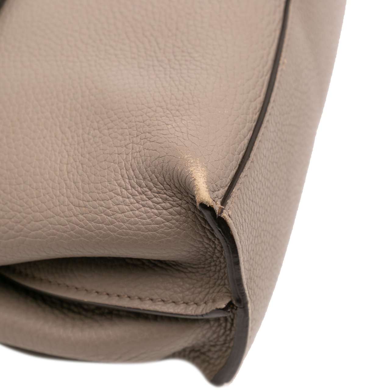 Gucci Small Leather Bamboo Daily Satchel Bruin