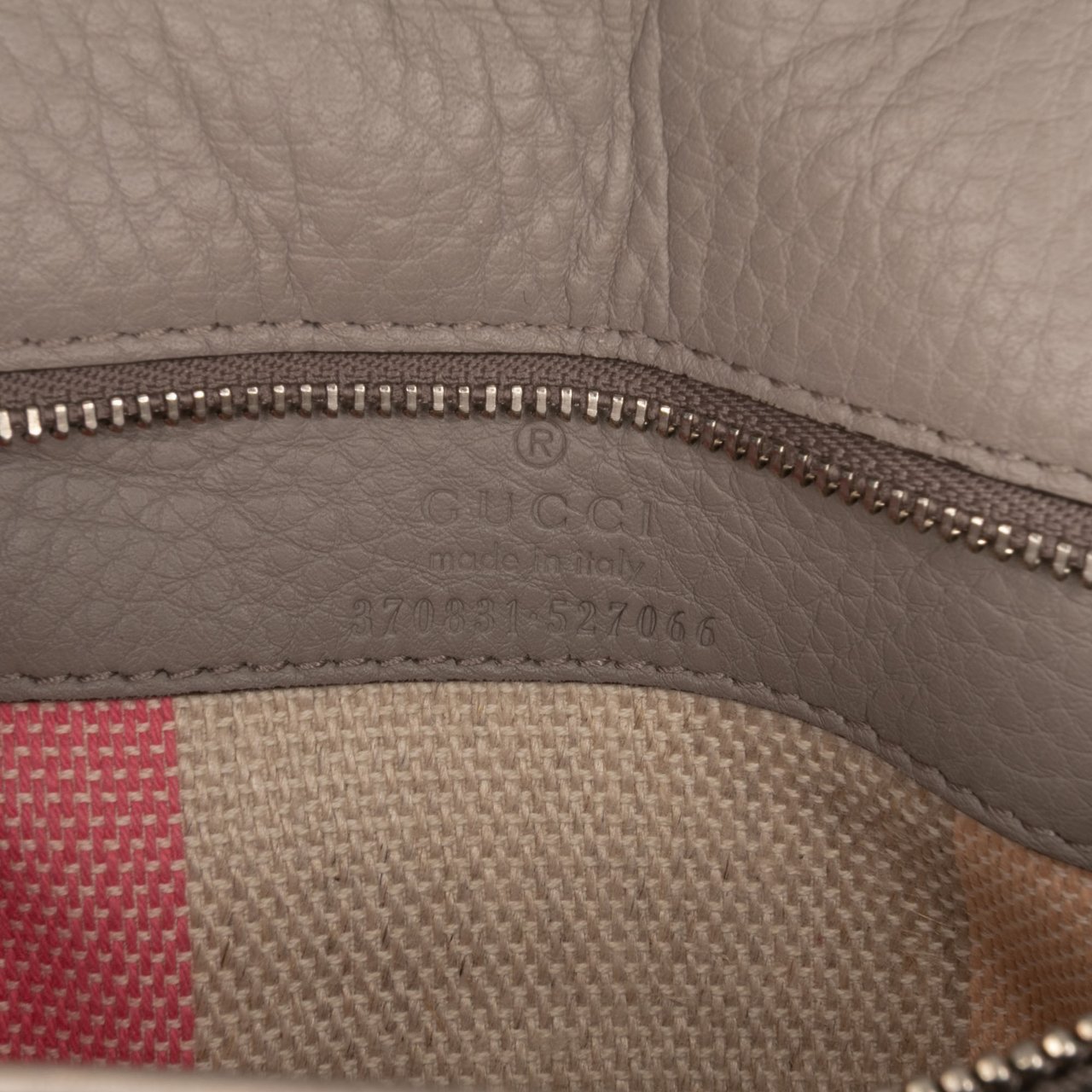 Gucci Small Leather Bamboo Daily Satchel Bruin
