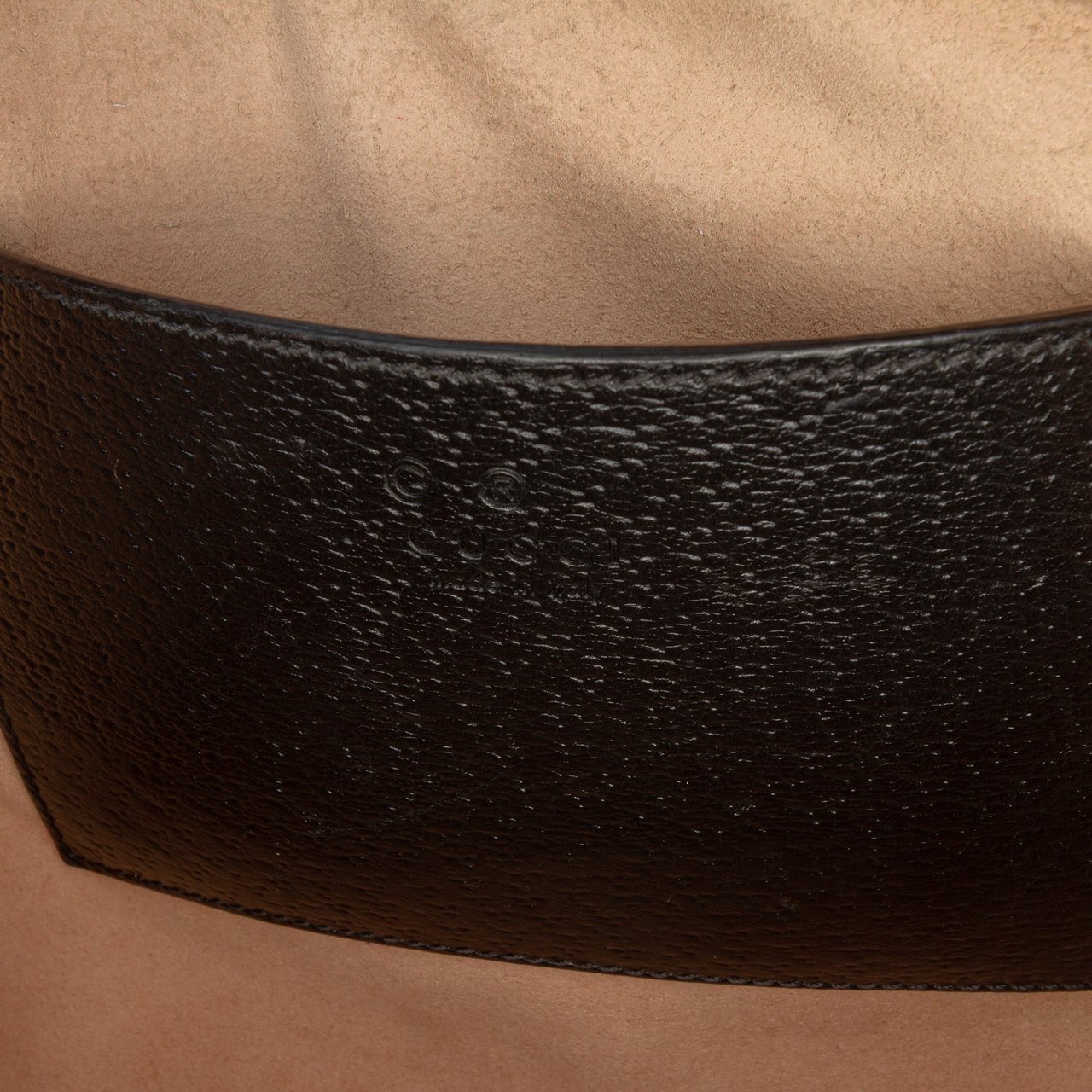 Gucci Small Leather Web Ophidia Satchel Zwart