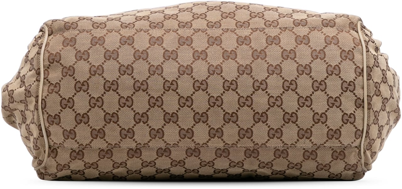 Gucci GG Canvas Sukey Satchel Bruin