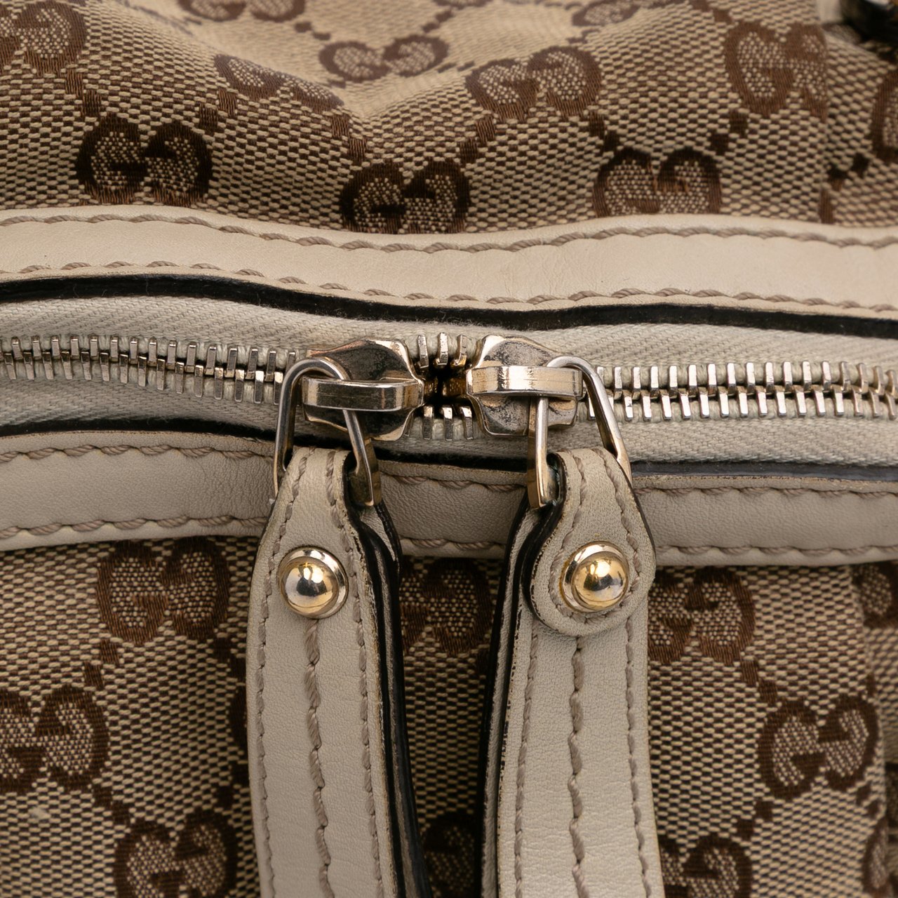 Gucci GG Canvas Sukey Satchel Bruin