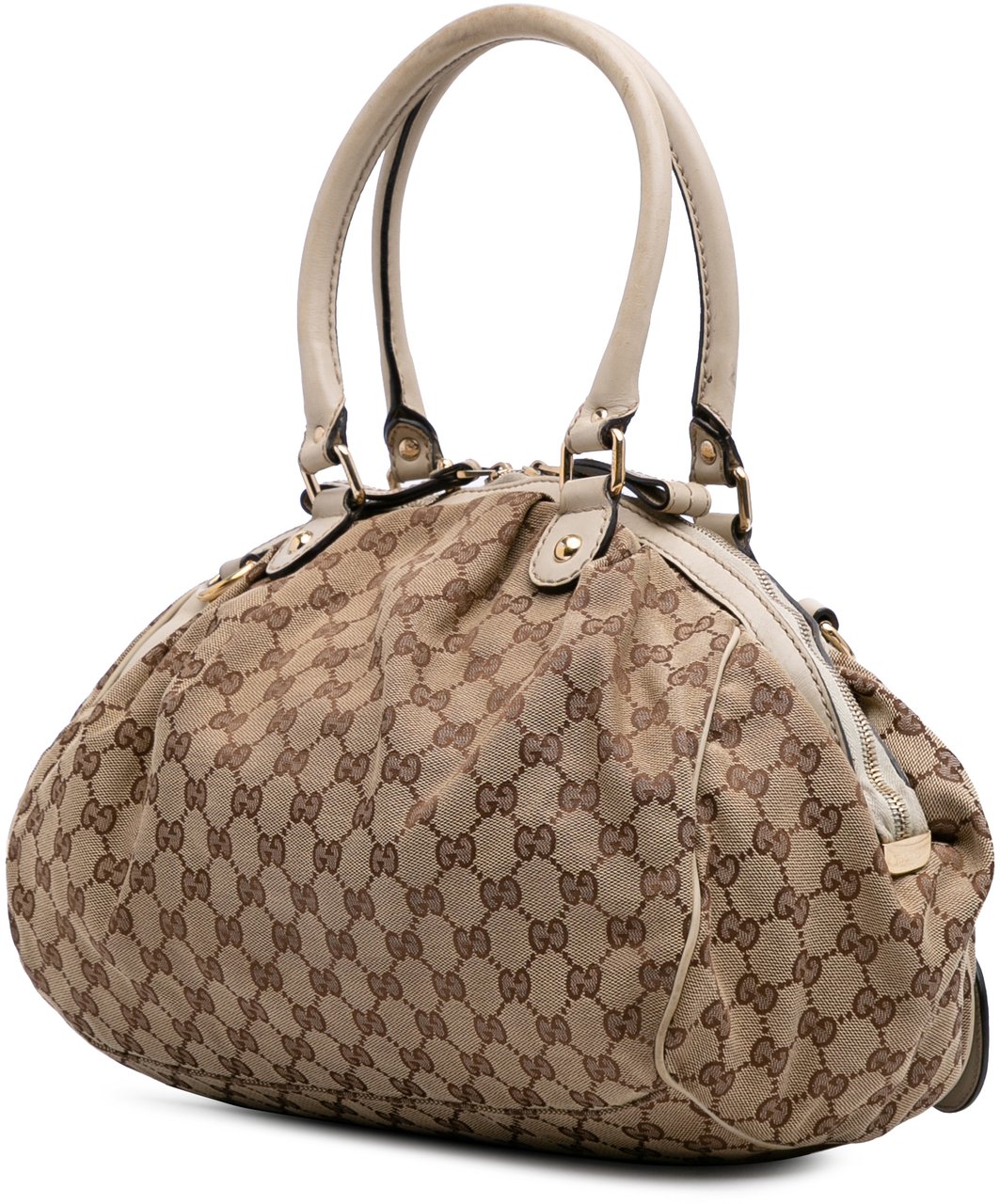 Gucci GG Canvas Sukey Satchel Bruin