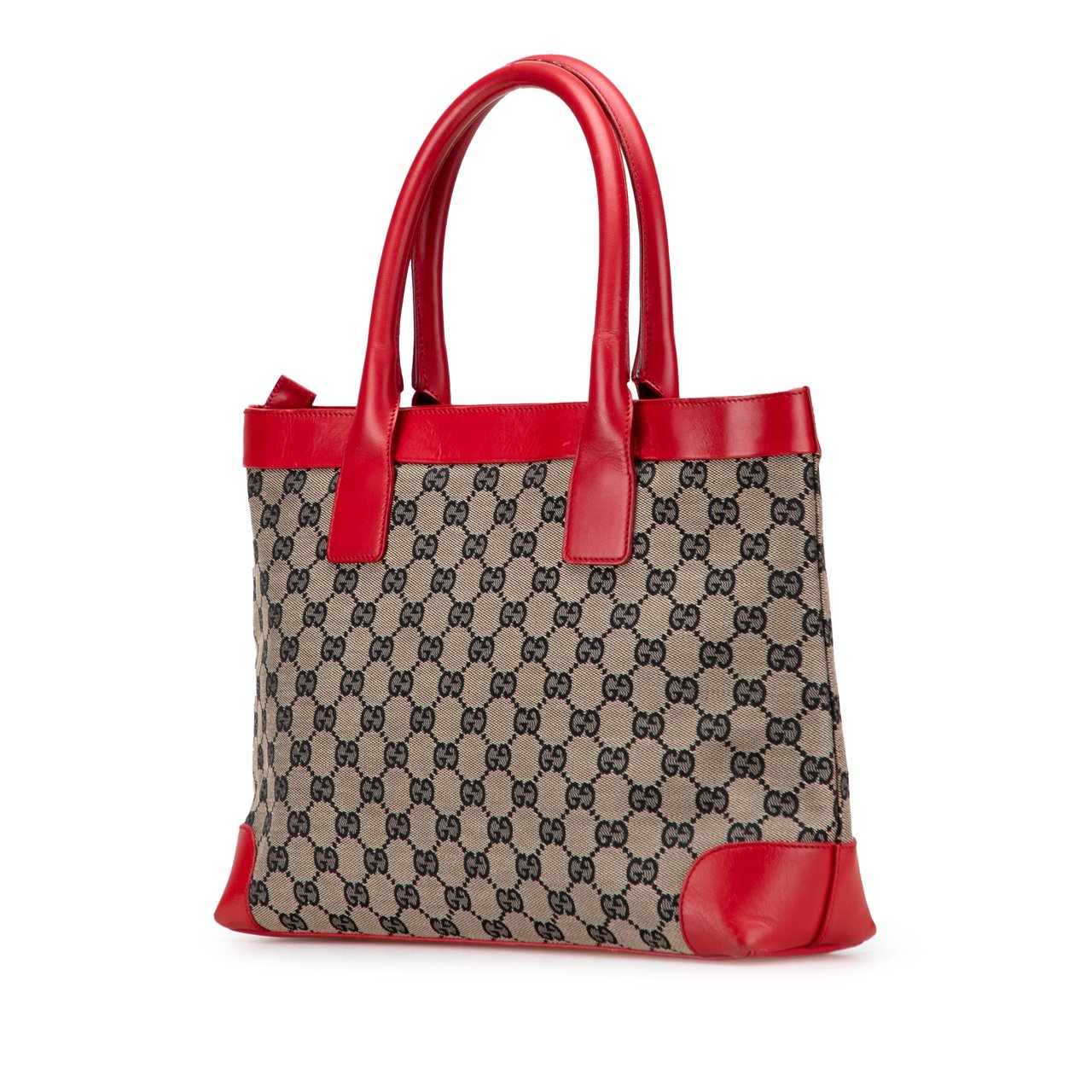 Gucci GG Canvas Tote Bruin