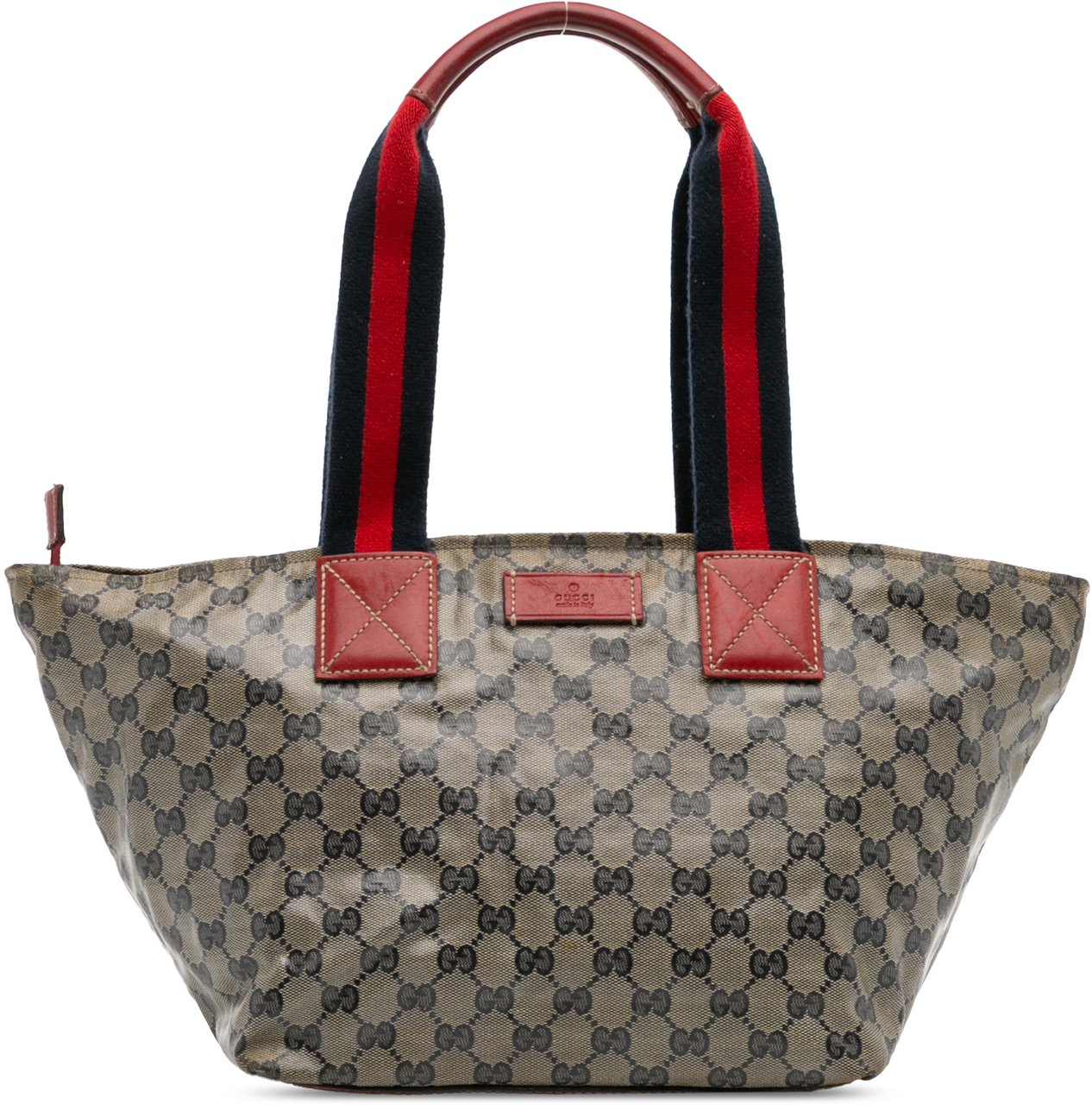 Gucci GG Crystal Web Tote Bruin