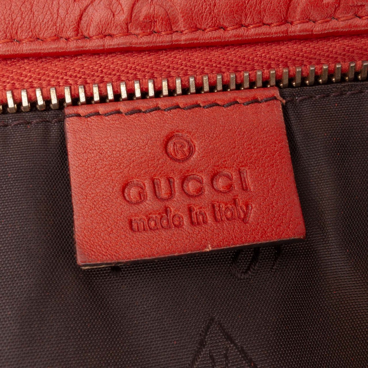 Gucci Medium Guccissima Tote Oranje