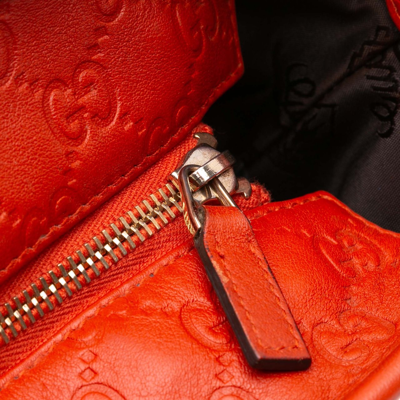 Gucci Medium Guccissima Tote Oranje