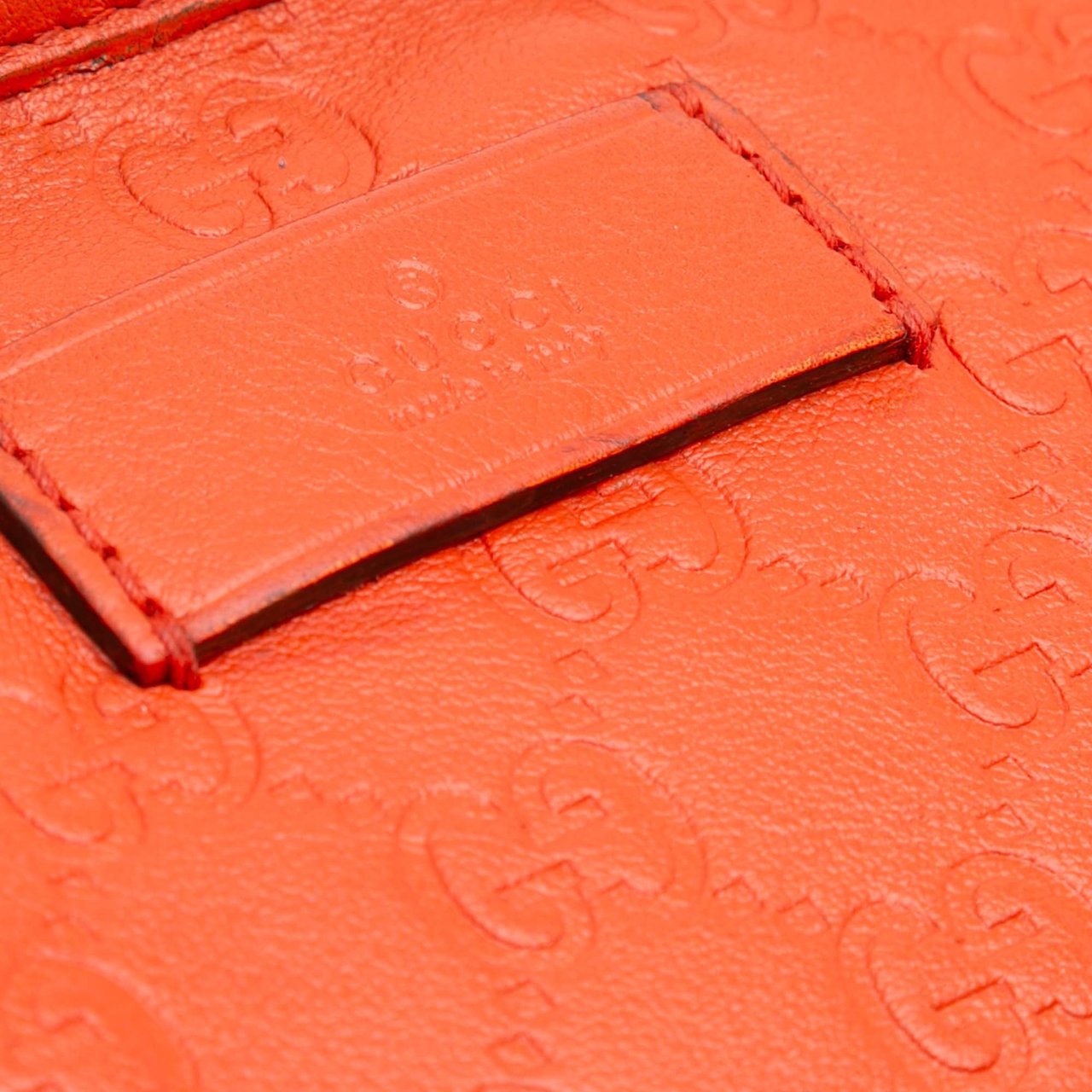 Gucci Medium Guccissima Tote Oranje