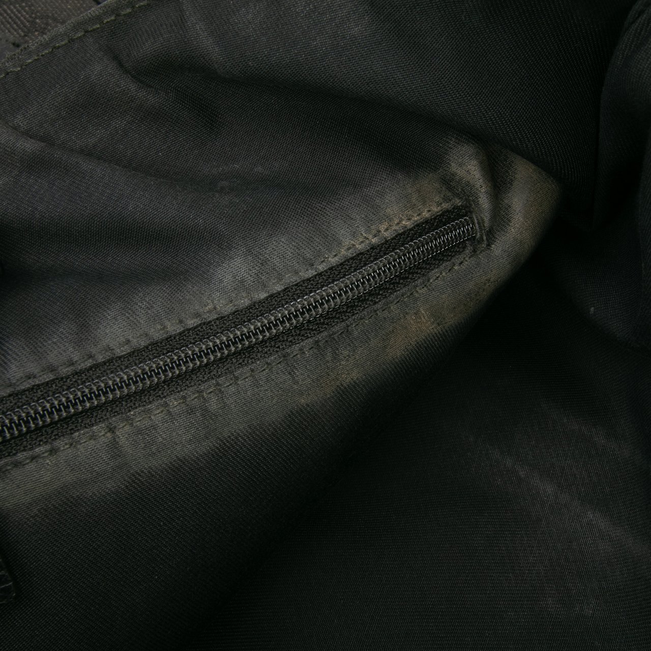 Gucci GG Denim Abbey D Ring Satchel Grijs