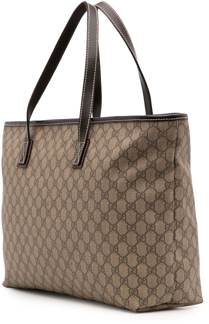Gucci GG Supreme Tote Bruin