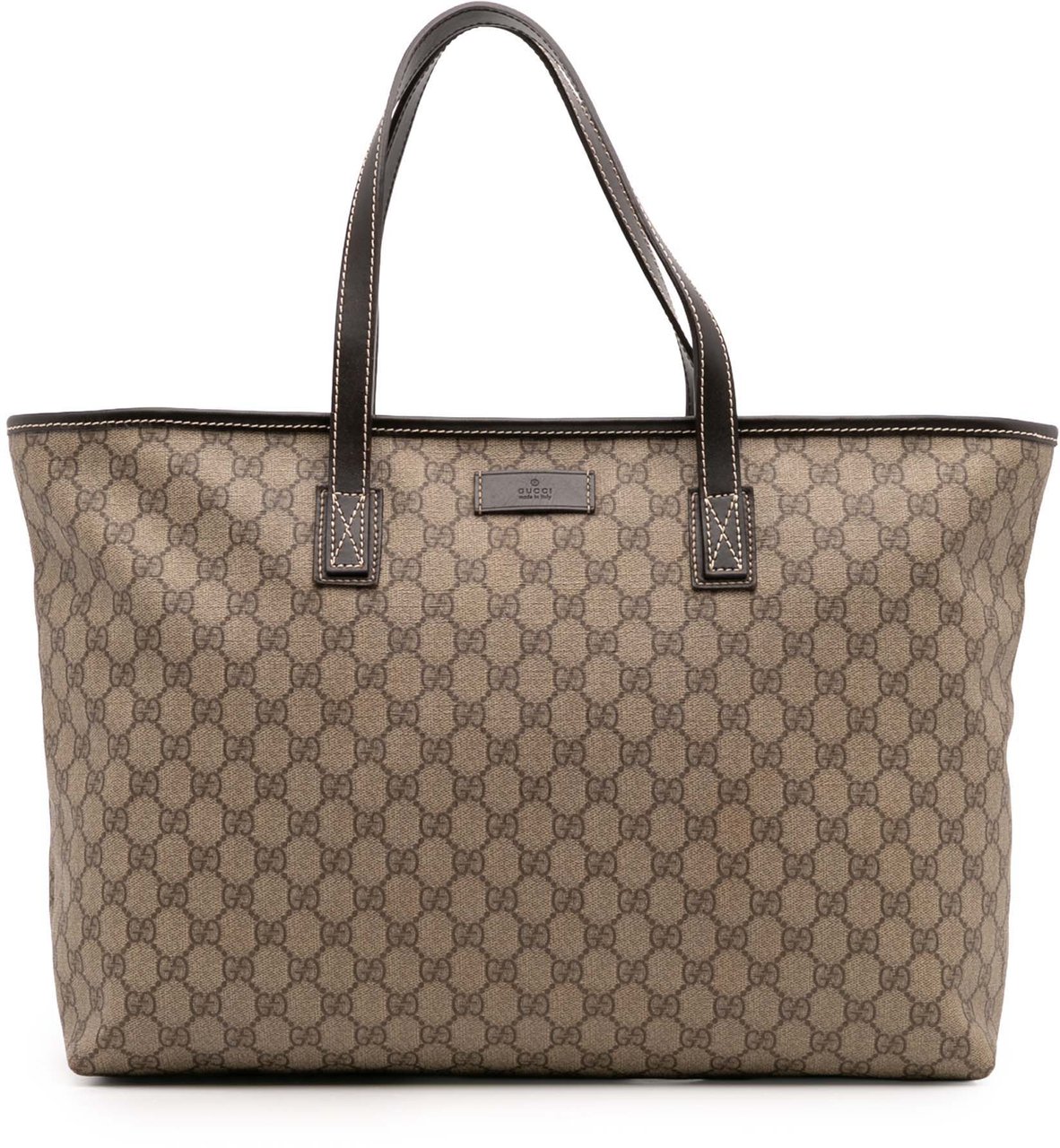 Gucci GG Supreme Tote Bruin