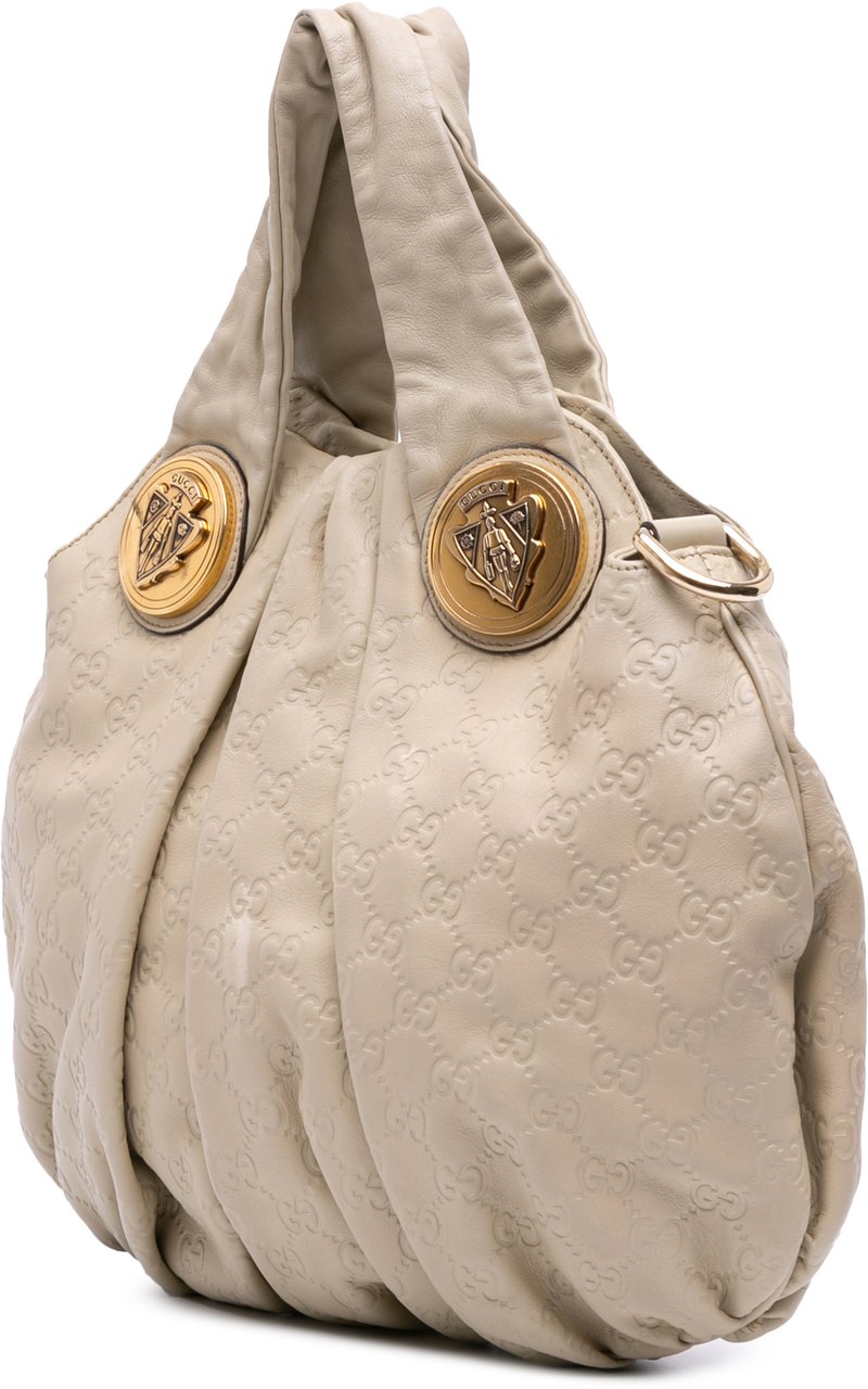 Gucci Medium Guccissima Hysteria Satchel Bruin