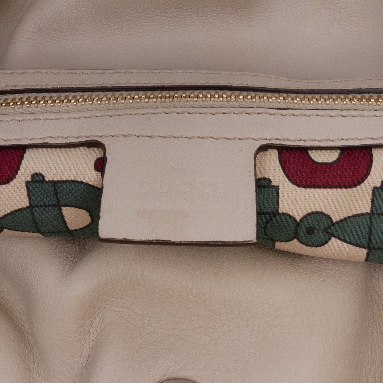 Gucci Medium Guccissima Hysteria Satchel Bruin