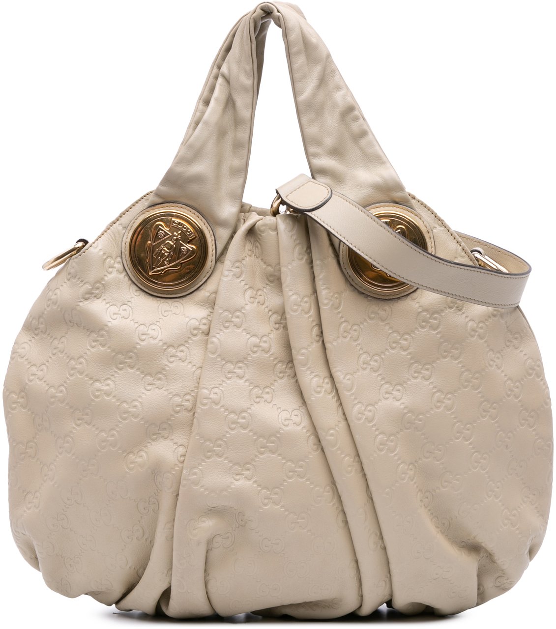 Gucci Medium Guccissima Hysteria Satchel Bruin