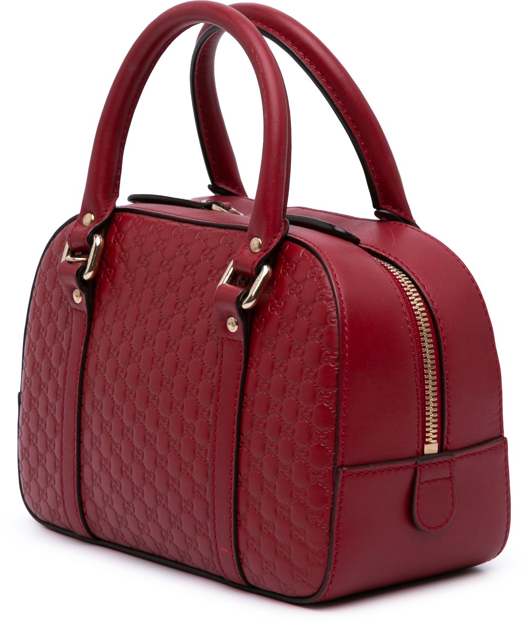 Gucci Small Microguccissima Bree Satchel Rood