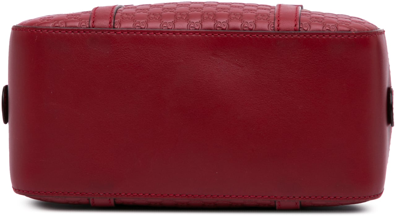 Gucci Small Microguccissima Bree Satchel Rood