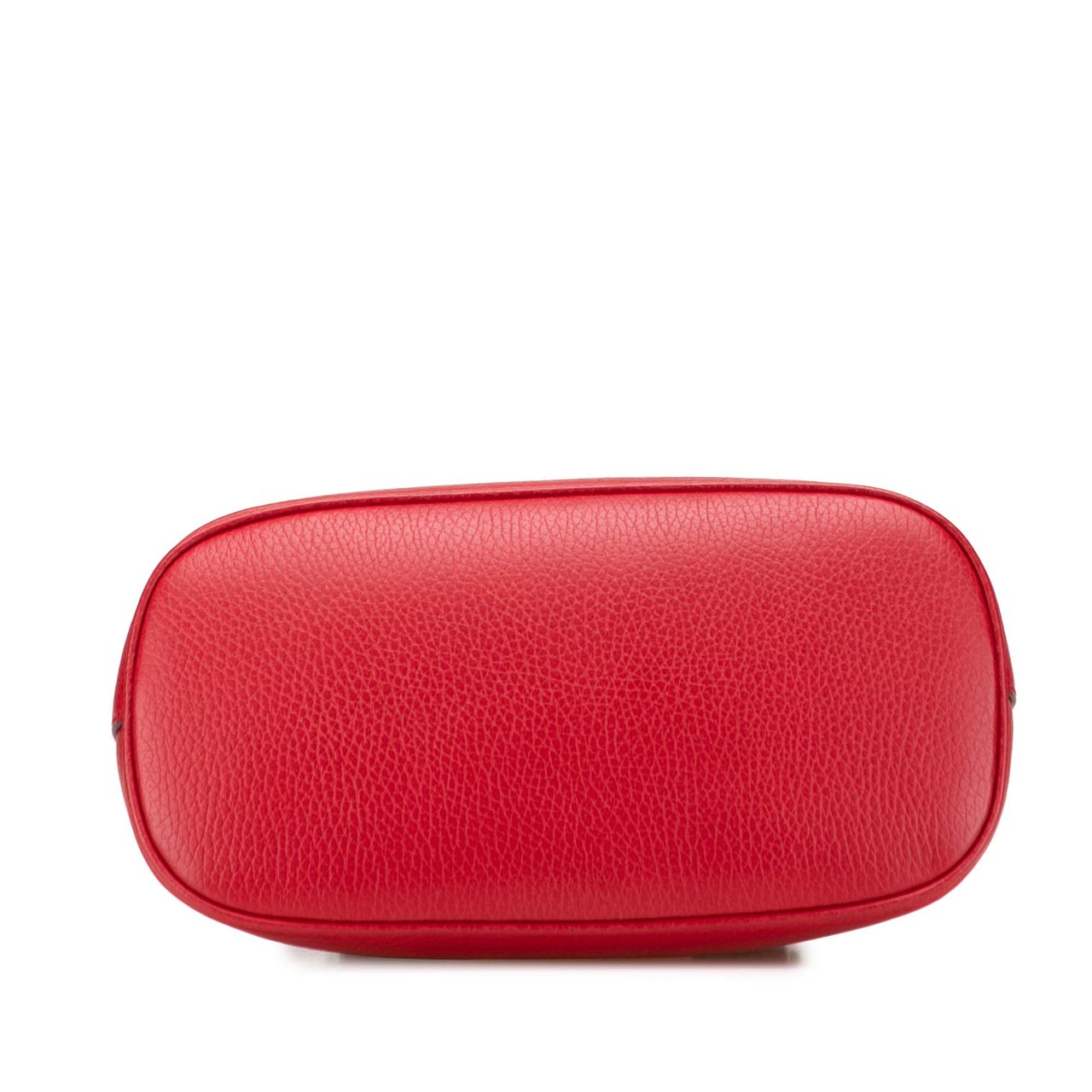 Gucci Mini Leather GG Charm Dome Satchel Rood