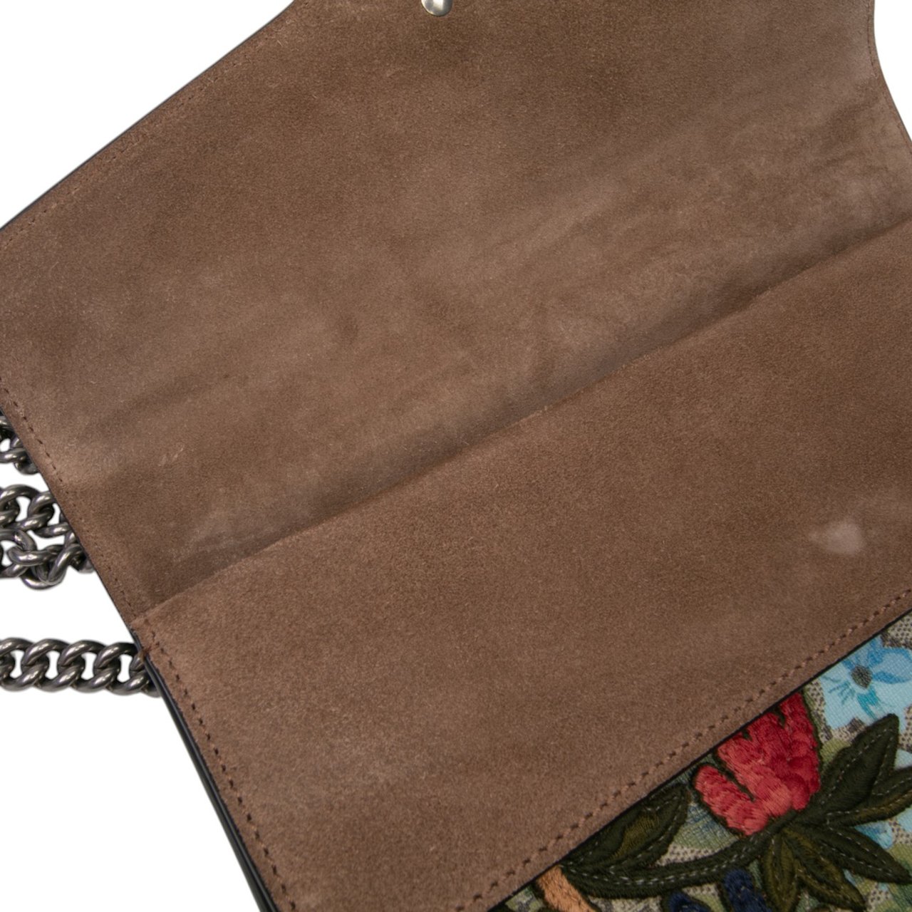 Gucci Medium GG Supreme Blooms and Bee Dionysus Shoulder Bag Bruin